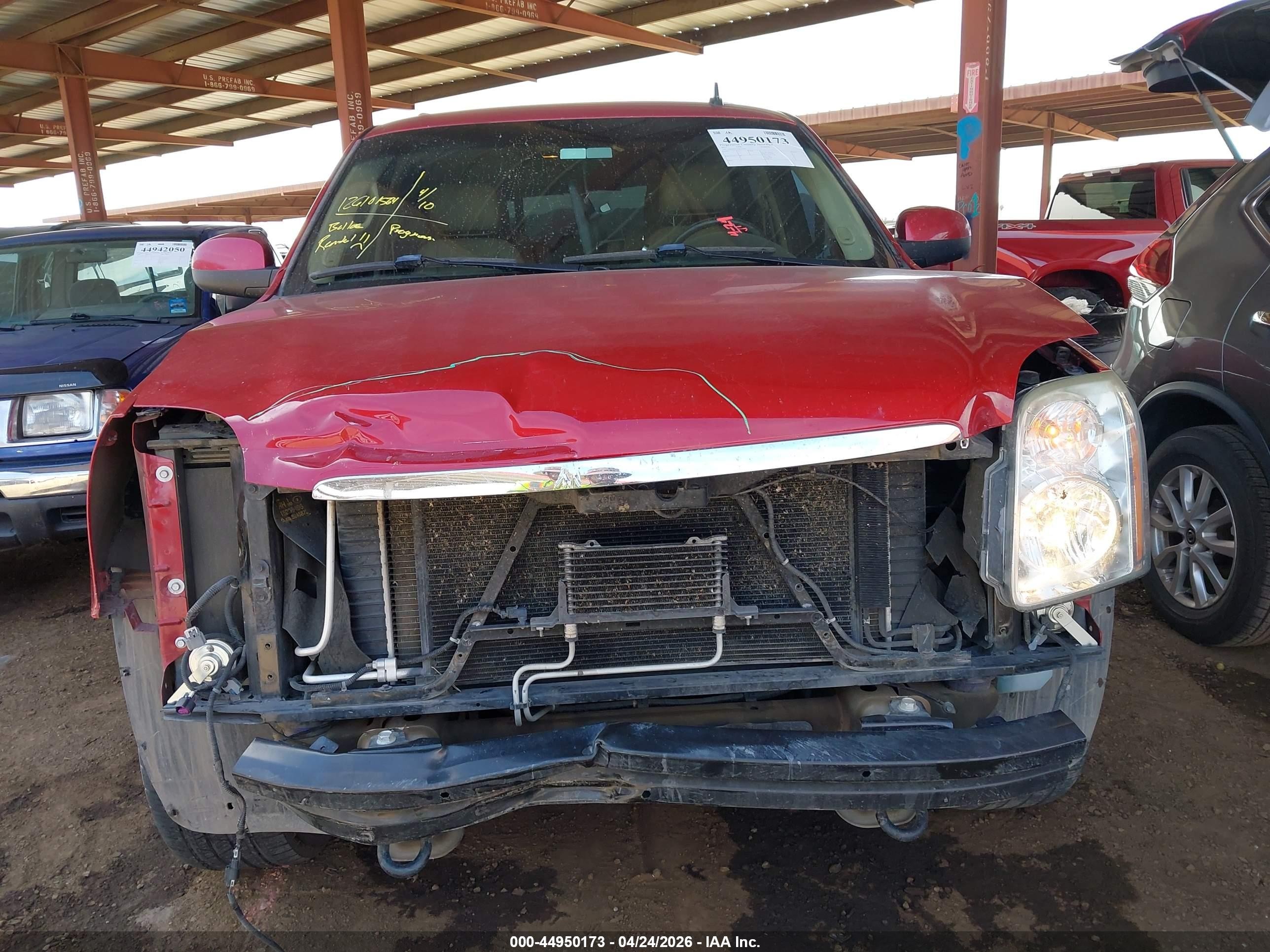 2013 Gmc Yukon Denali Red vin: 1GKS2EEF2DR312405