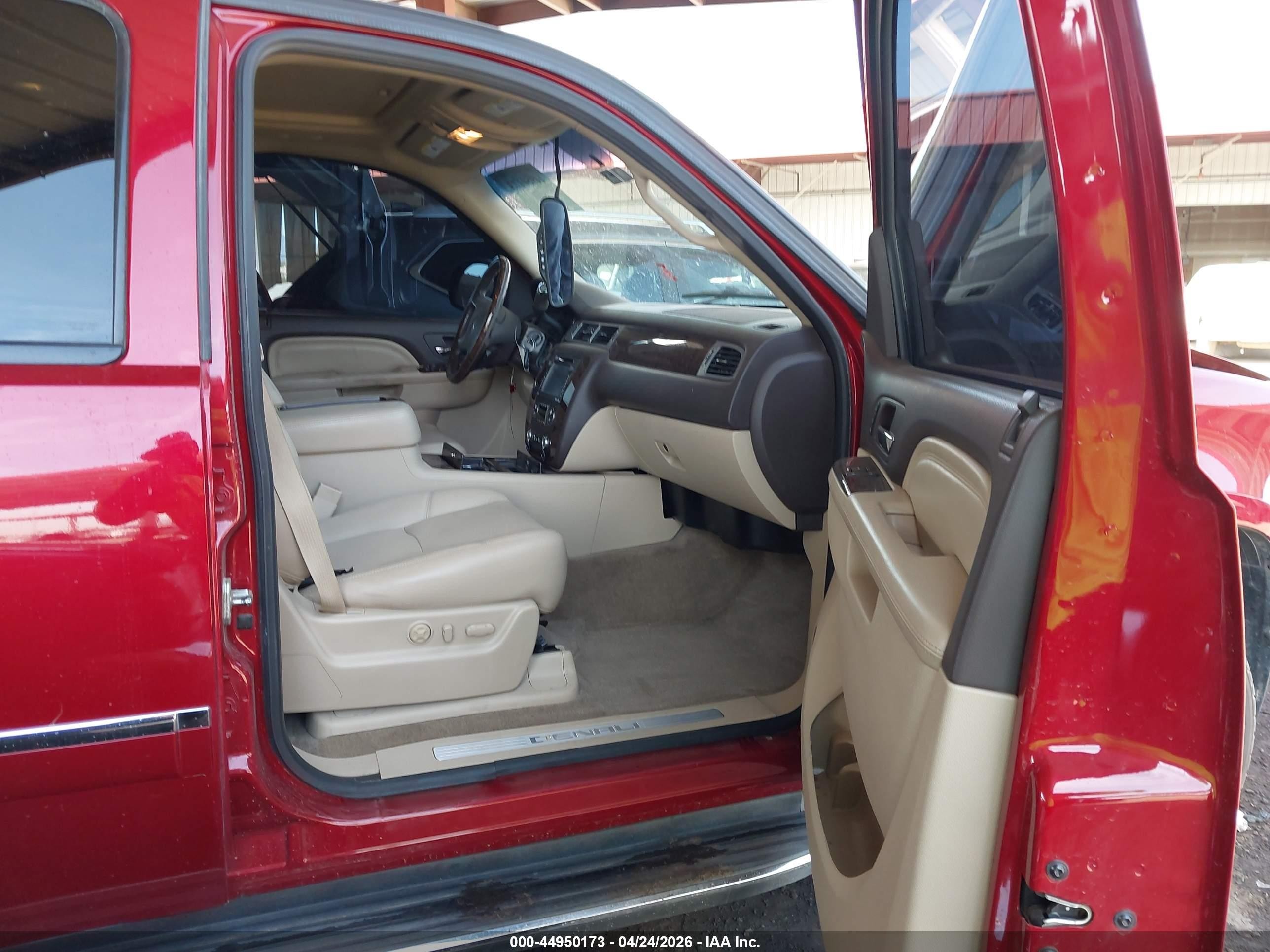 2013 Gmc Yukon Denali Red vin: 1GKS2EEF2DR312405