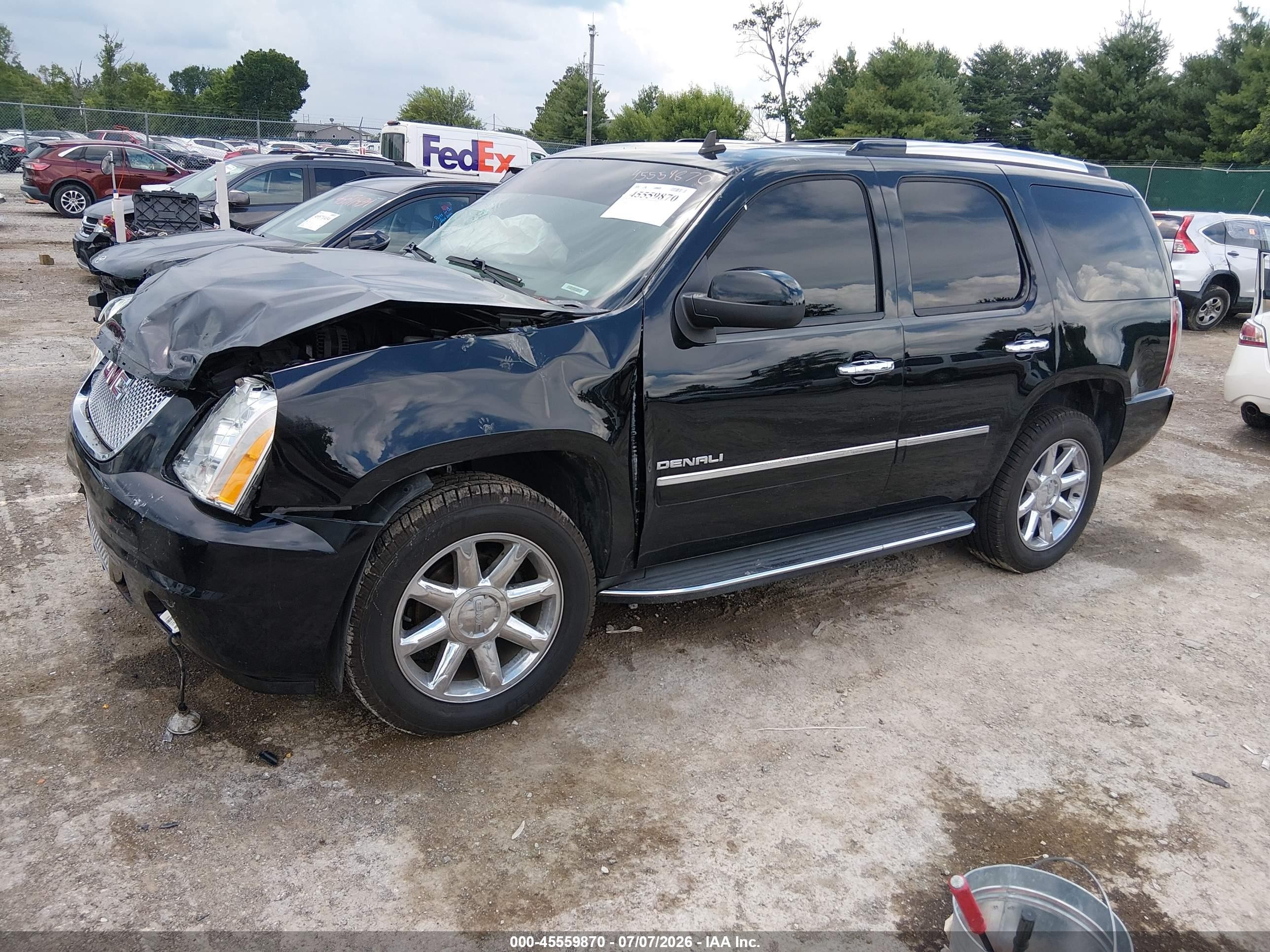 2014 Gmc Yukon Denali Black vin: 1GKS2EEF2ER248156