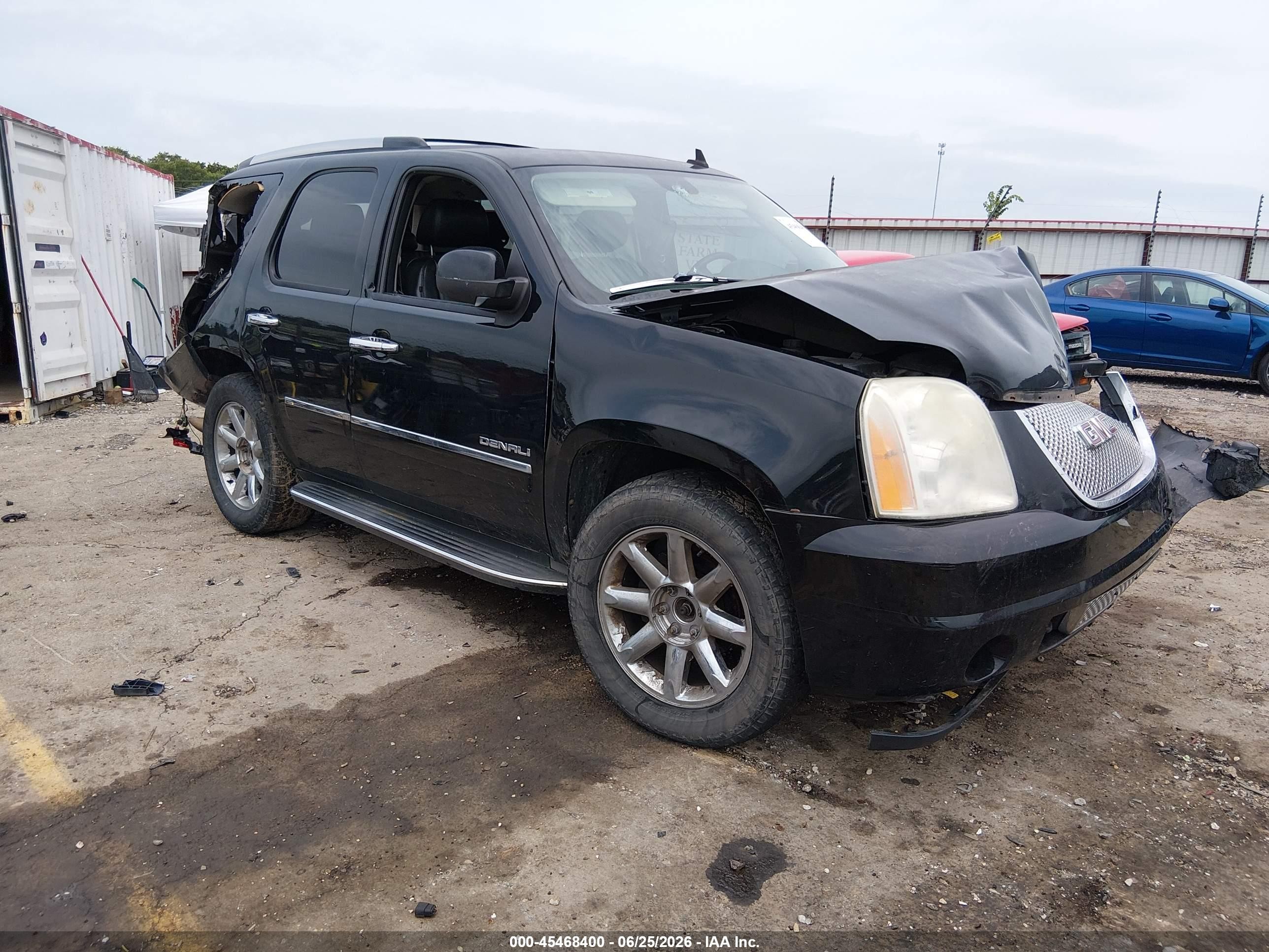 2011 Gmc Yukon Denali Black vin: 1GKS2EEF3BR168036