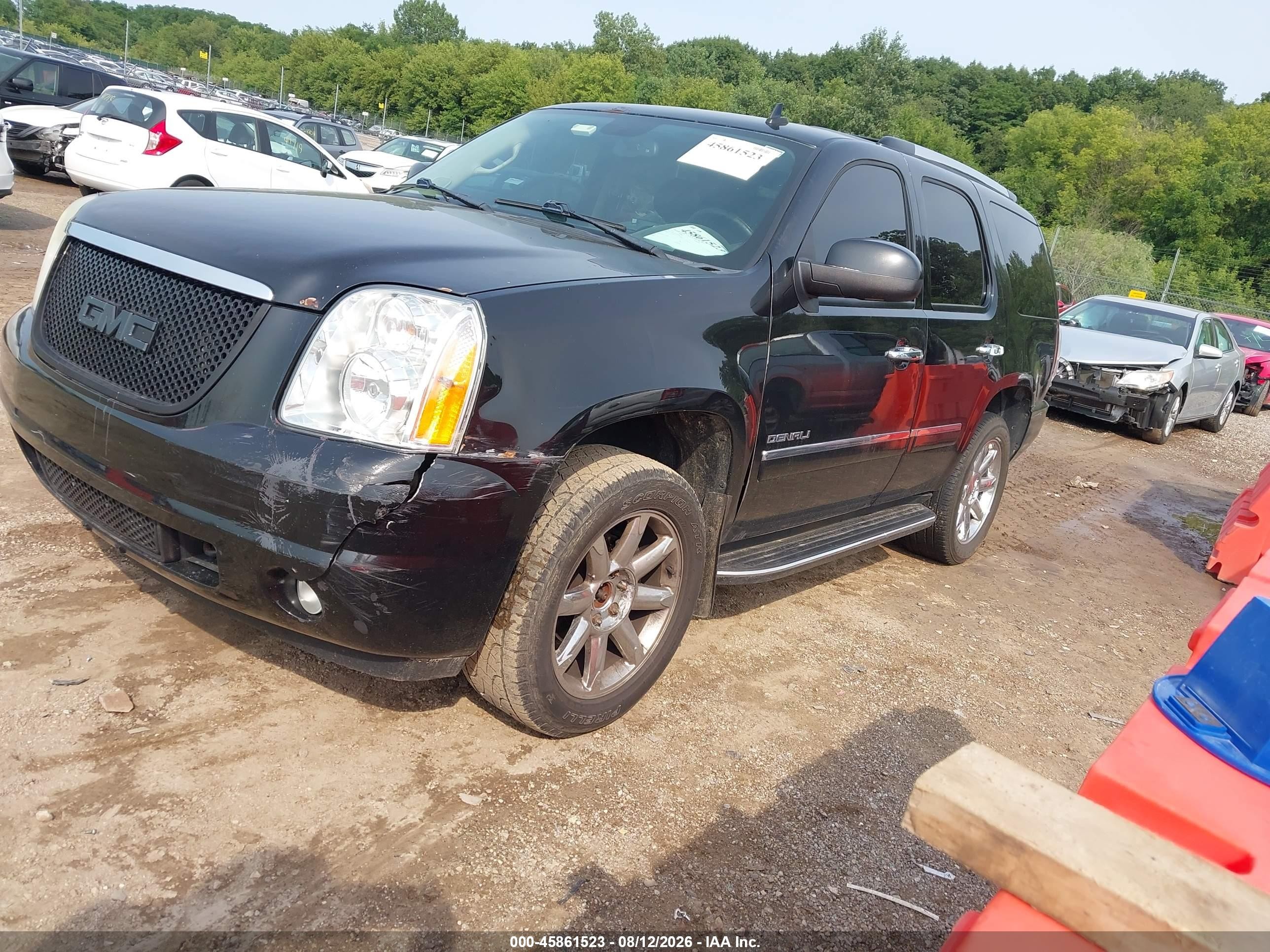 2011 Gmc Yukon Denali Black vin: 1GKS2EEF3BR286233