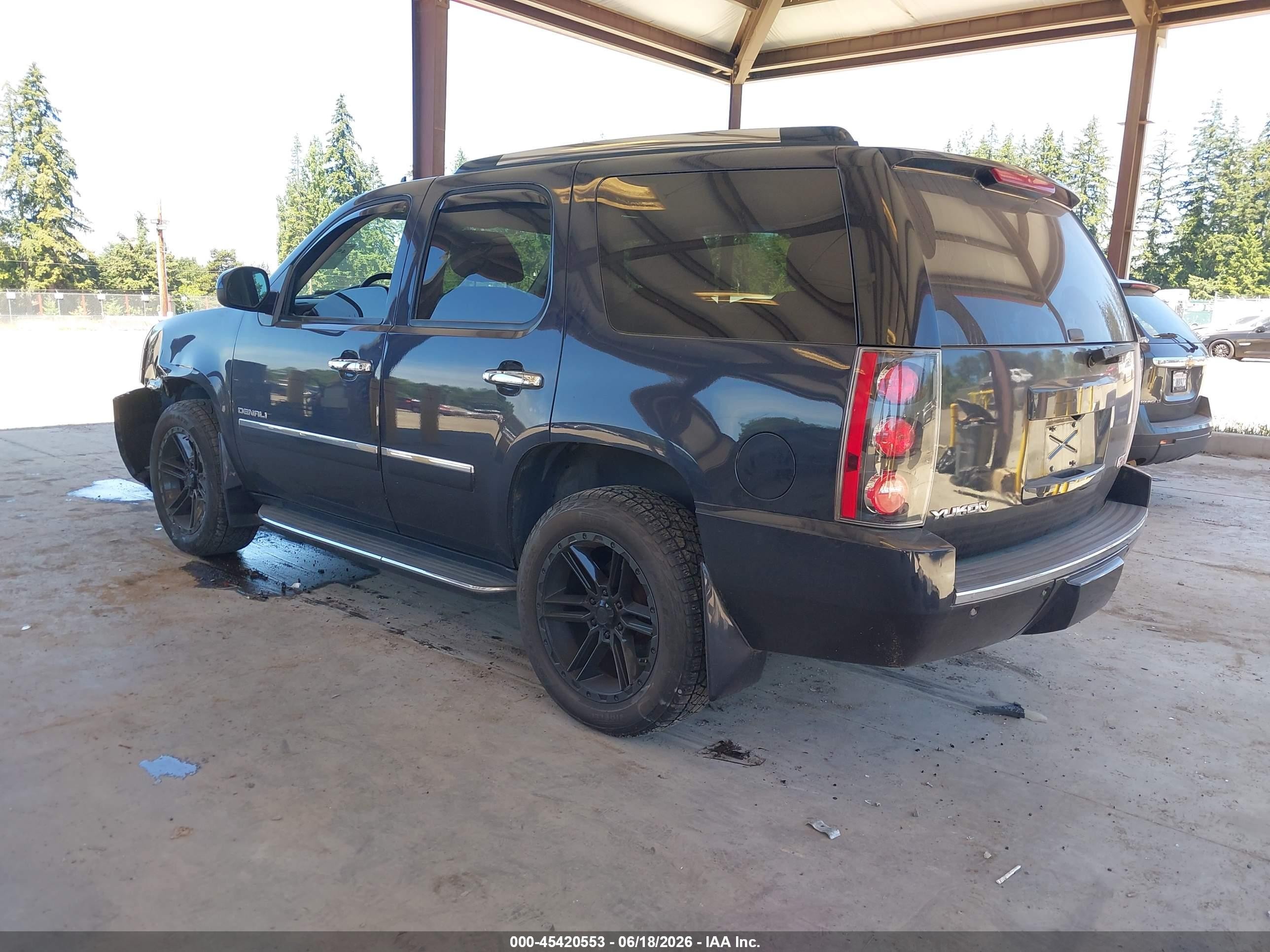 2013 Gmc Yukon Denali Black vin: 1GKS2EEF4DR198231