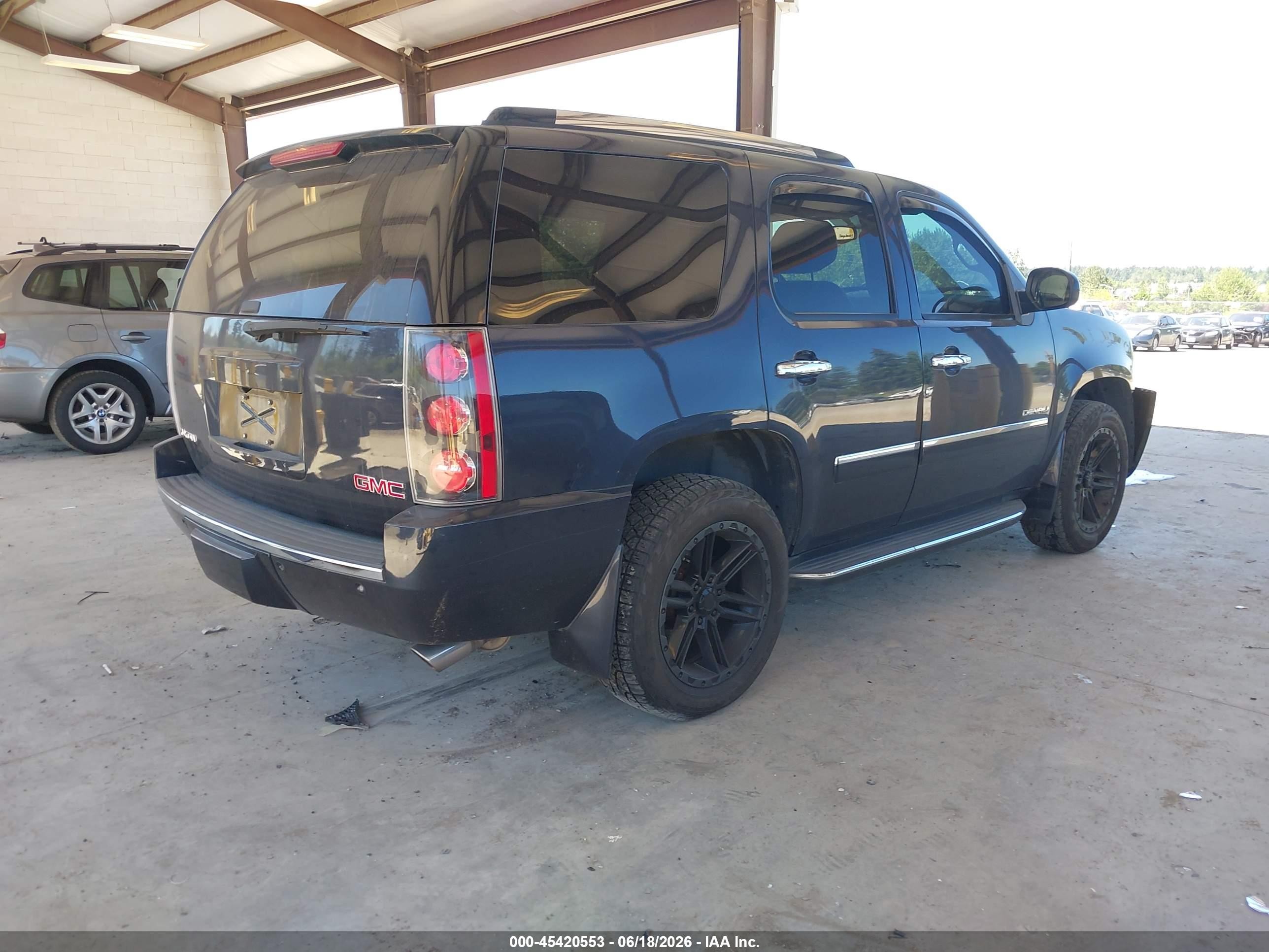 2013 Gmc Yukon Denali Black vin: 1GKS2EEF4DR198231