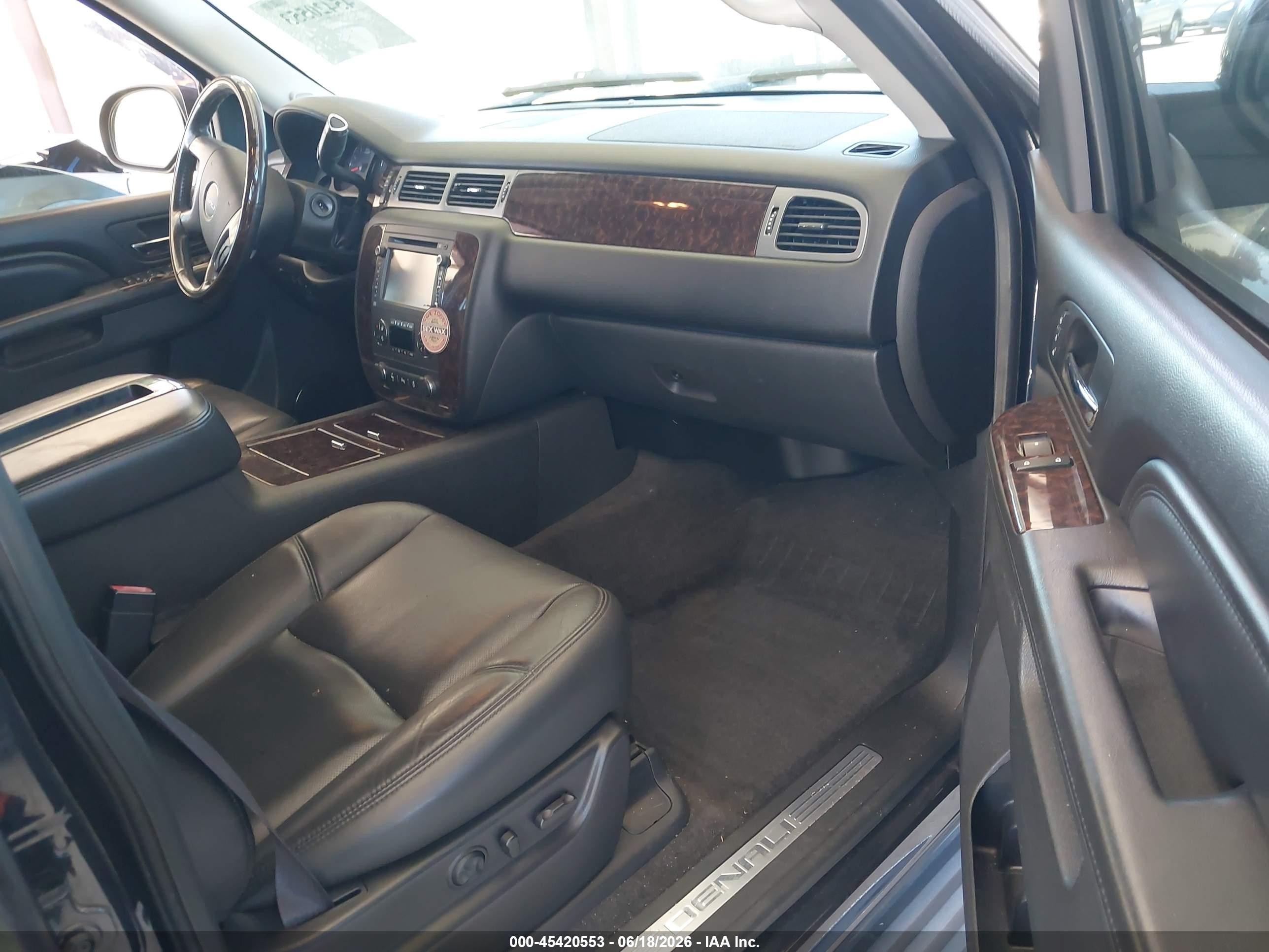2013 Gmc Yukon Denali Black vin: 1GKS2EEF4DR198231