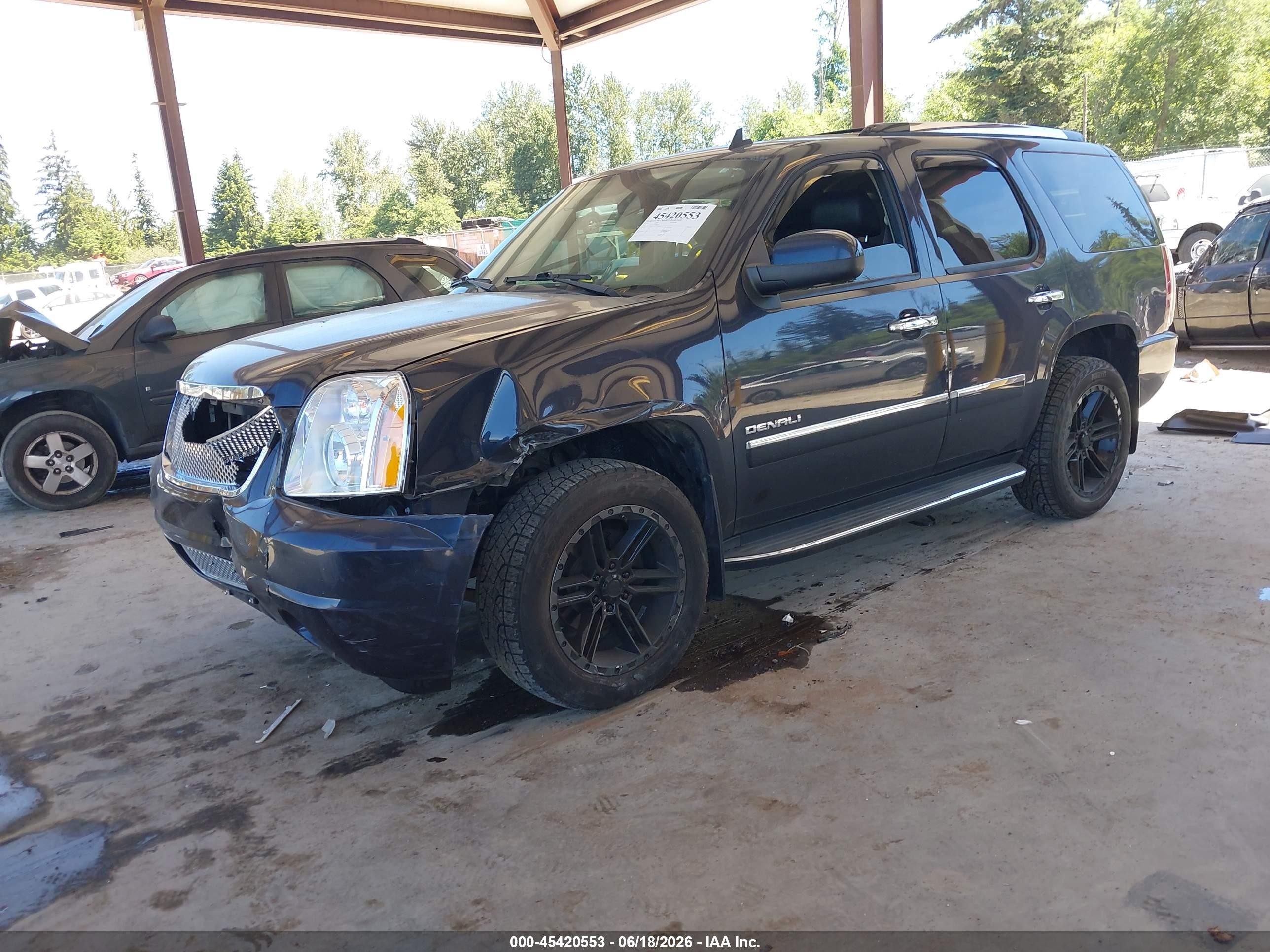 2013 Gmc Yukon Denali Black vin: 1GKS2EEF4DR198231