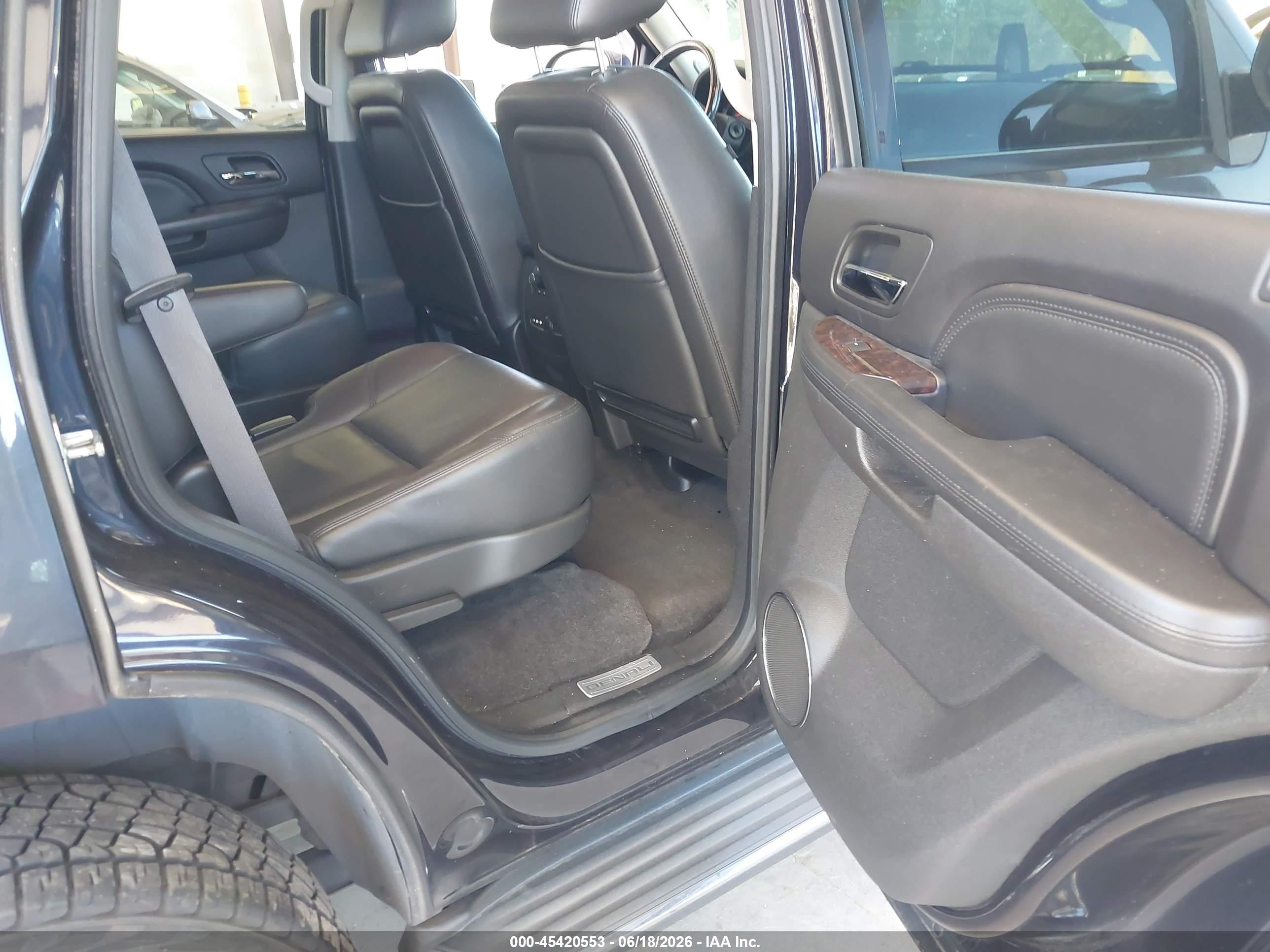 2013 Gmc Yukon Denali Black vin: 1GKS2EEF4DR198231