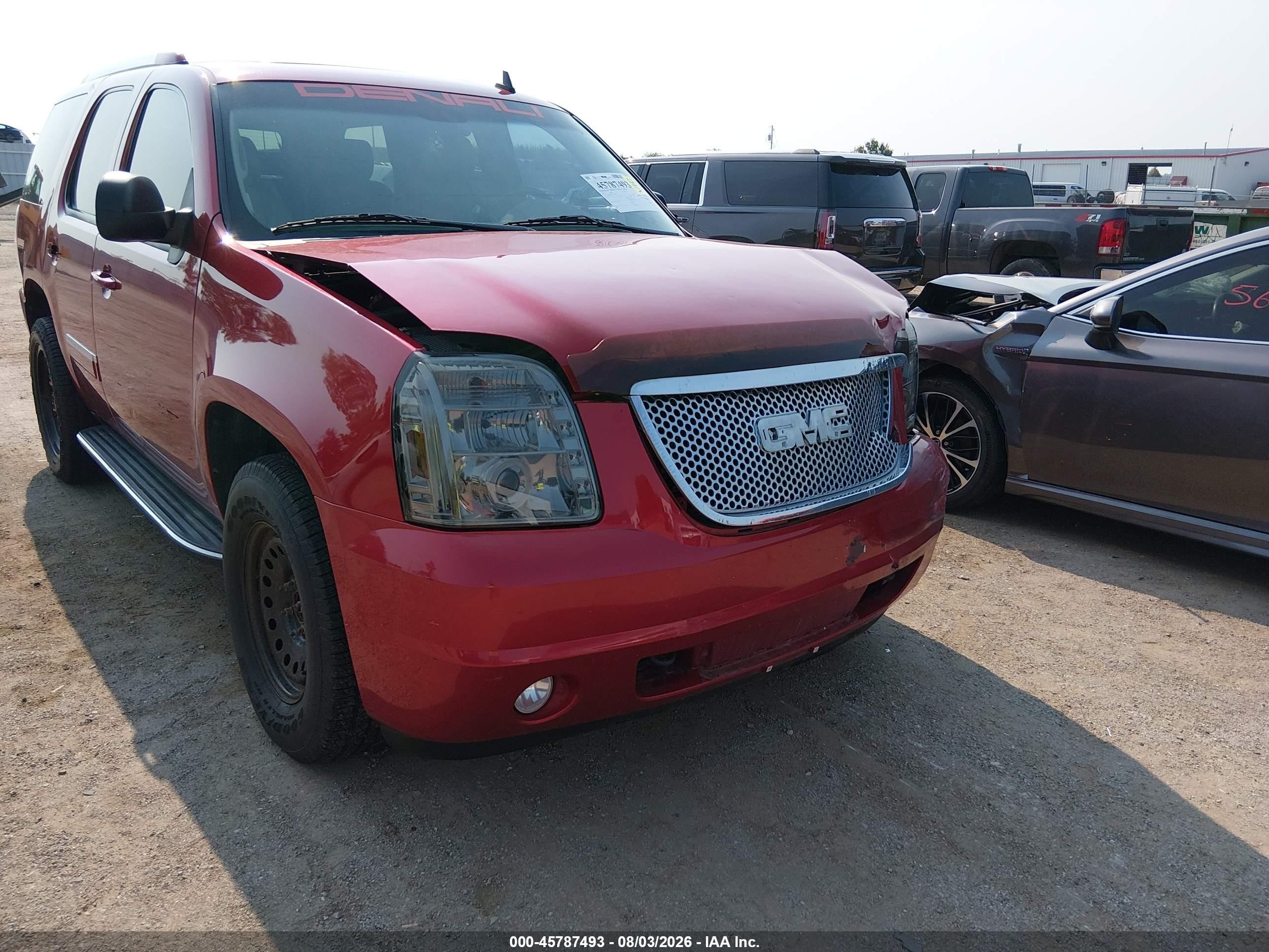 2012 Gmc Yukon Denali Red vin: 1GKS2EEF5CR165205