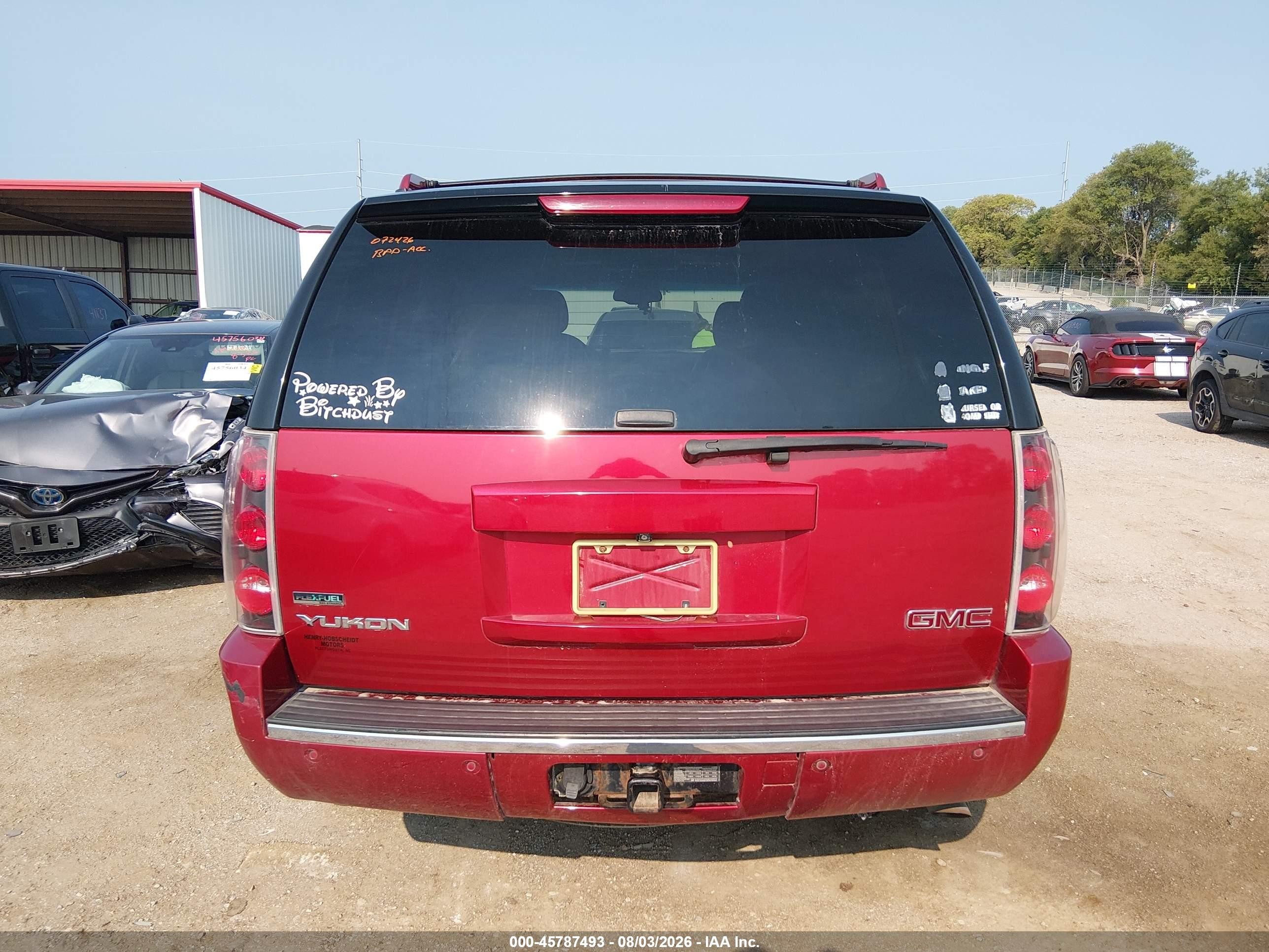 2012 Gmc Yukon Denali Red vin: 1GKS2EEF5CR165205