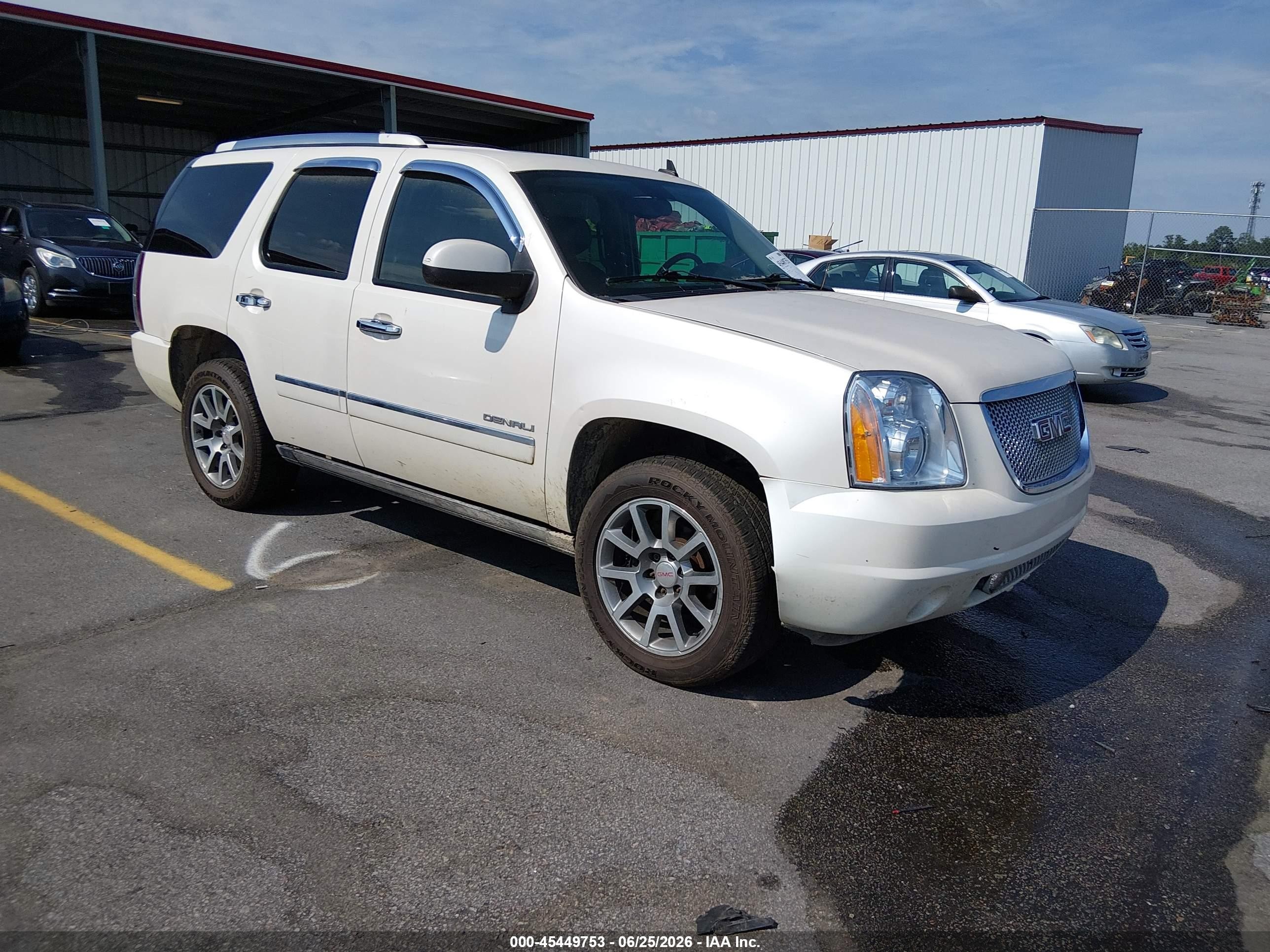 2011 Gmc Yukon Denali White vin: 1GKS2EEF6BR206830