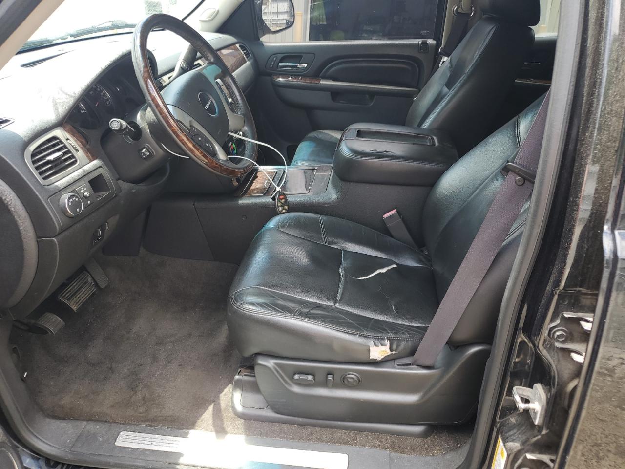 2011 Gmc Yukon Denali Black vin: 1GKS2EEF6BR340124 Damage: Left Front Seat, Torn, > 12 Inches