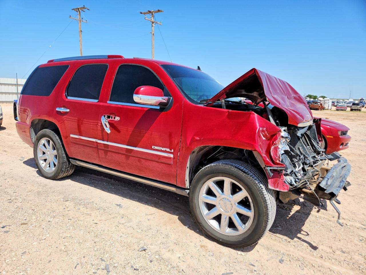 2013 Gmc Yukon Denali Burgundy vin: 1GKS2EEF6DR229396