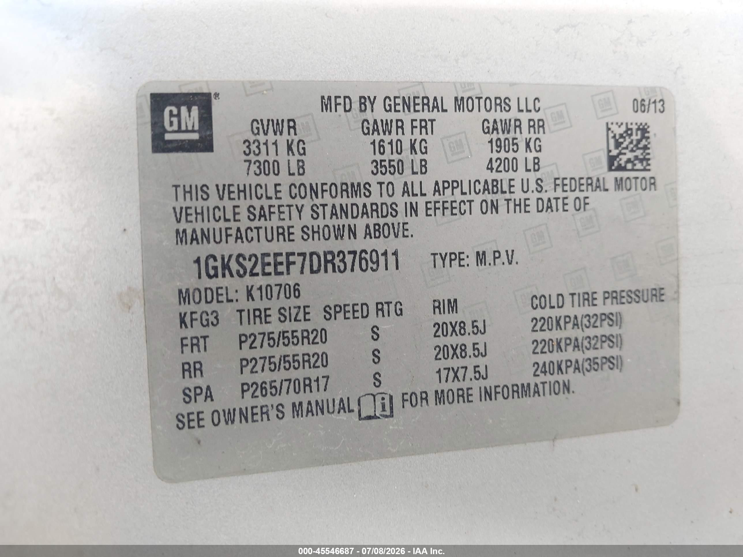 2013 Gmc Yukon Denali Silver vin: 1GKS2EEF7DR376911