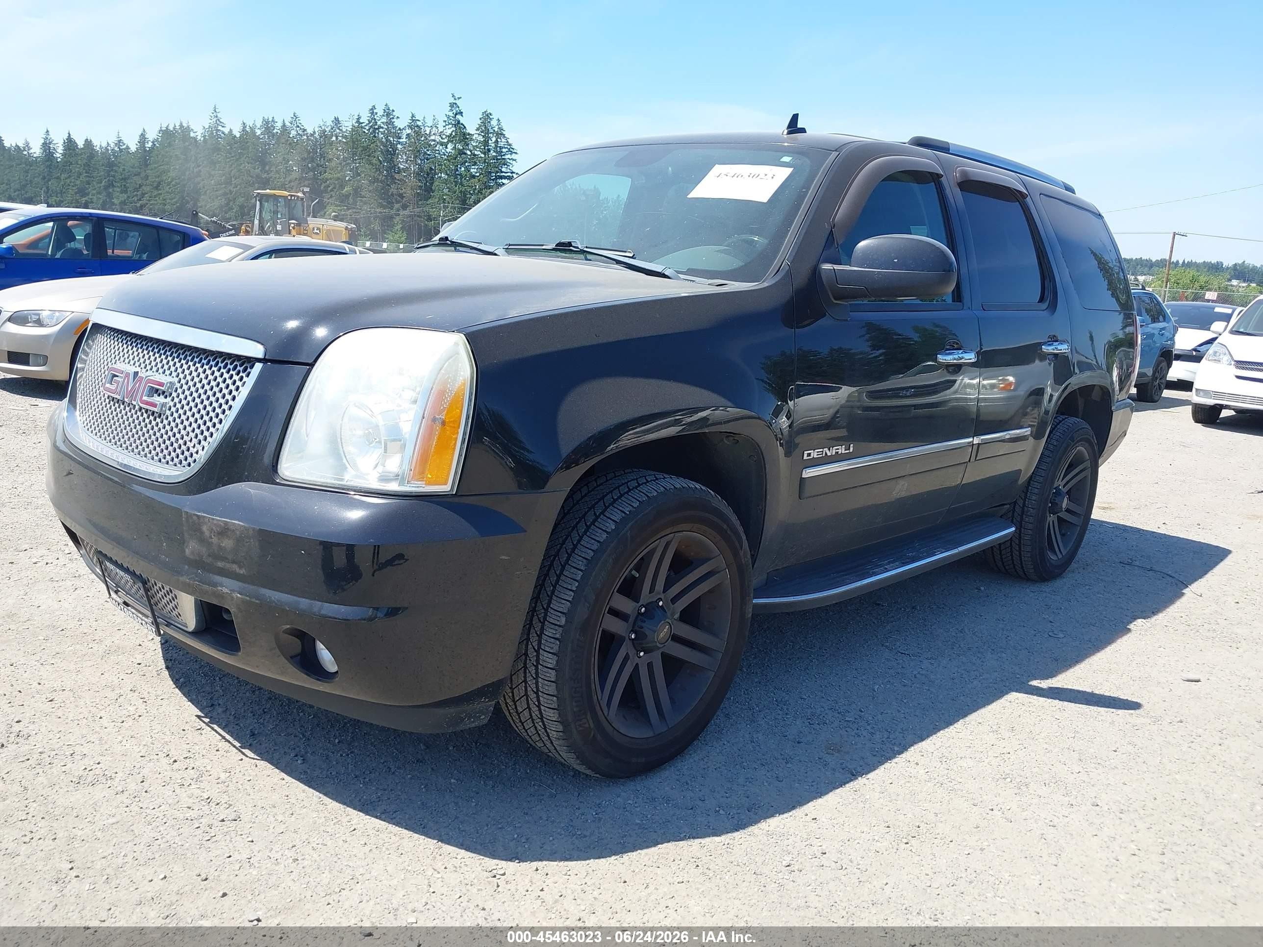 2012 Gmc Yukon Denali Black vin: 1GKS2EEF8CR119173