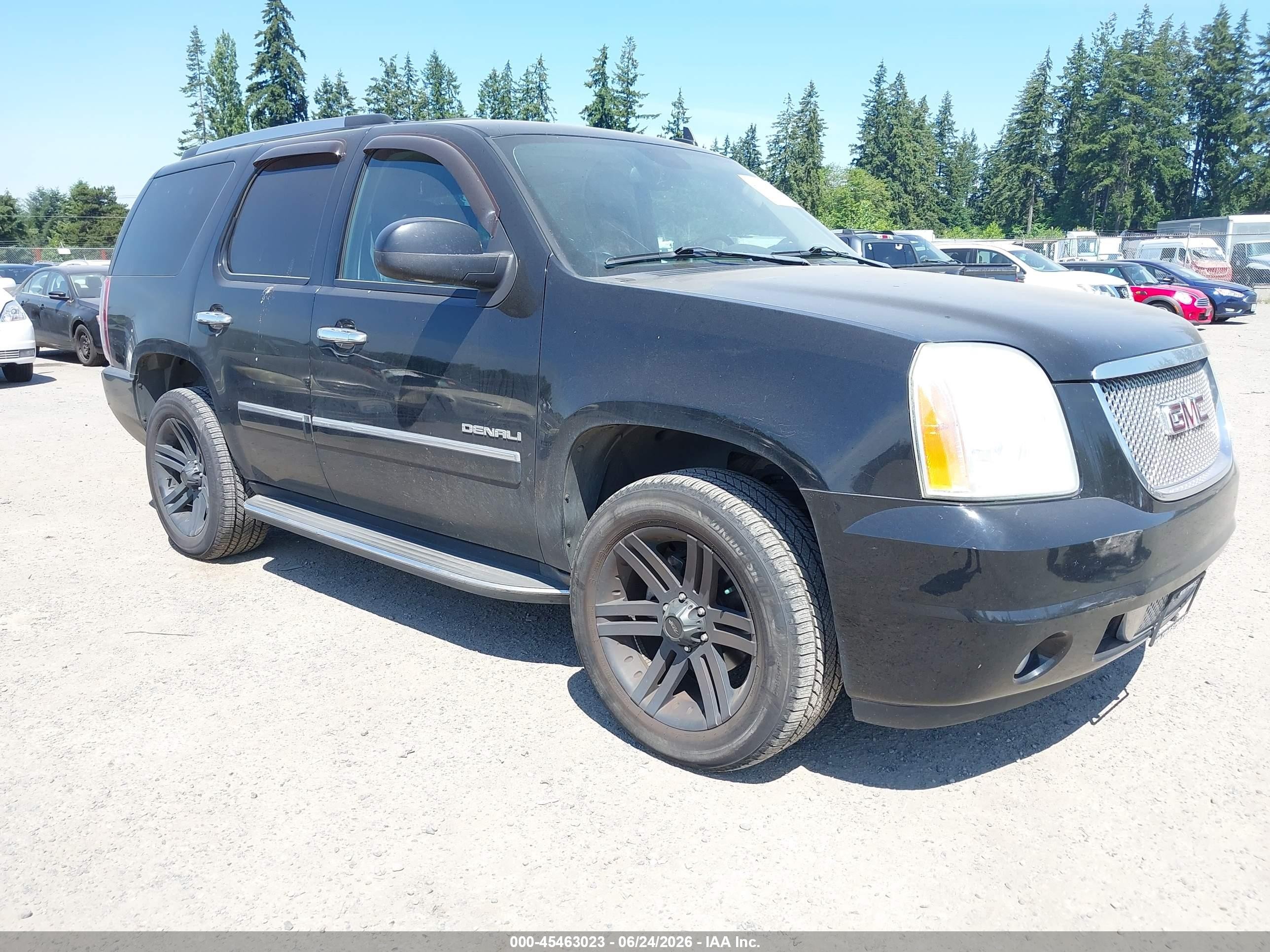 2012 Gmc Yukon Denali Black vin: 1GKS2EEF8CR119173