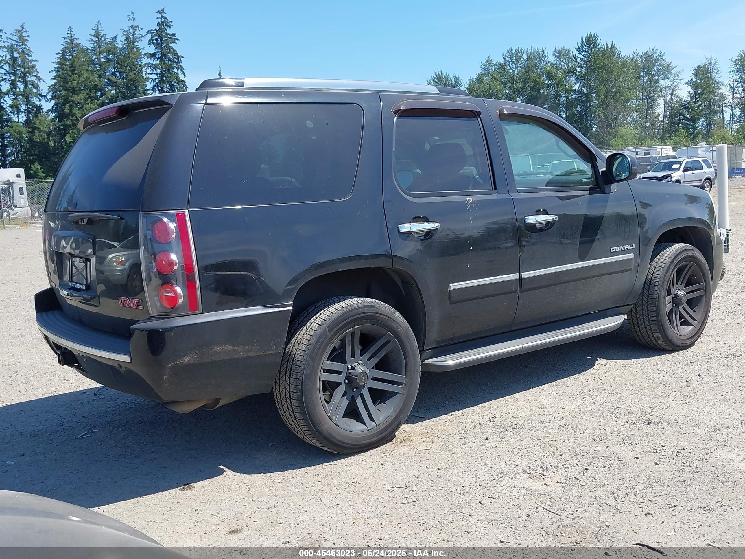 2012 Gmc Yukon Denali Black vin: 1GKS2EEF8CR119173