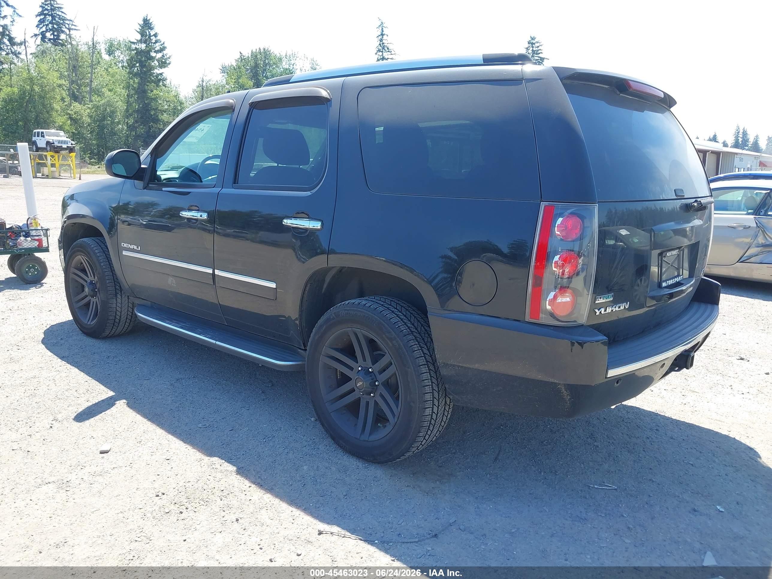 2012 Gmc Yukon Denali Black vin: 1GKS2EEF8CR119173