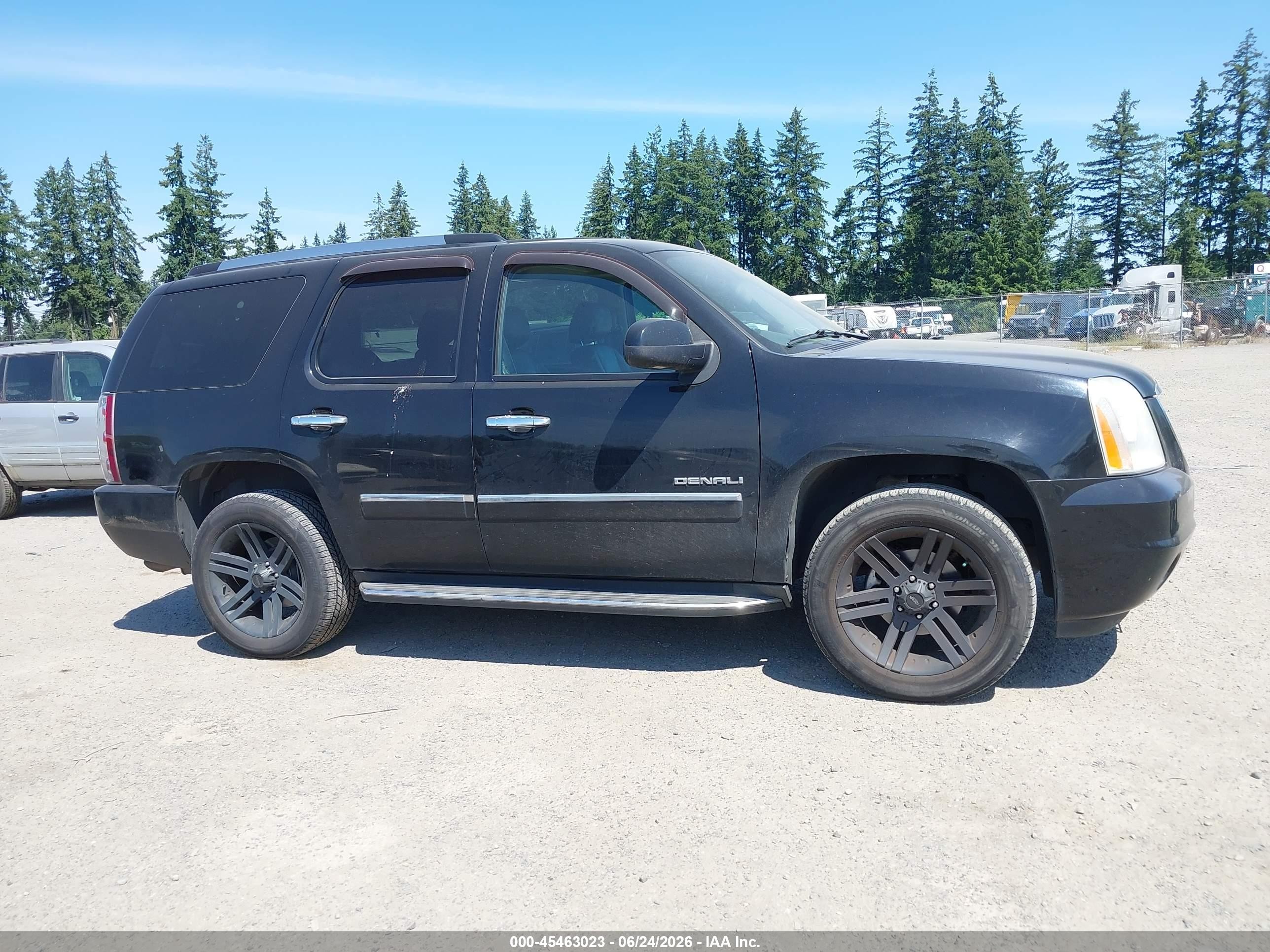 2012 Gmc Yukon Denali Black vin: 1GKS2EEF8CR119173