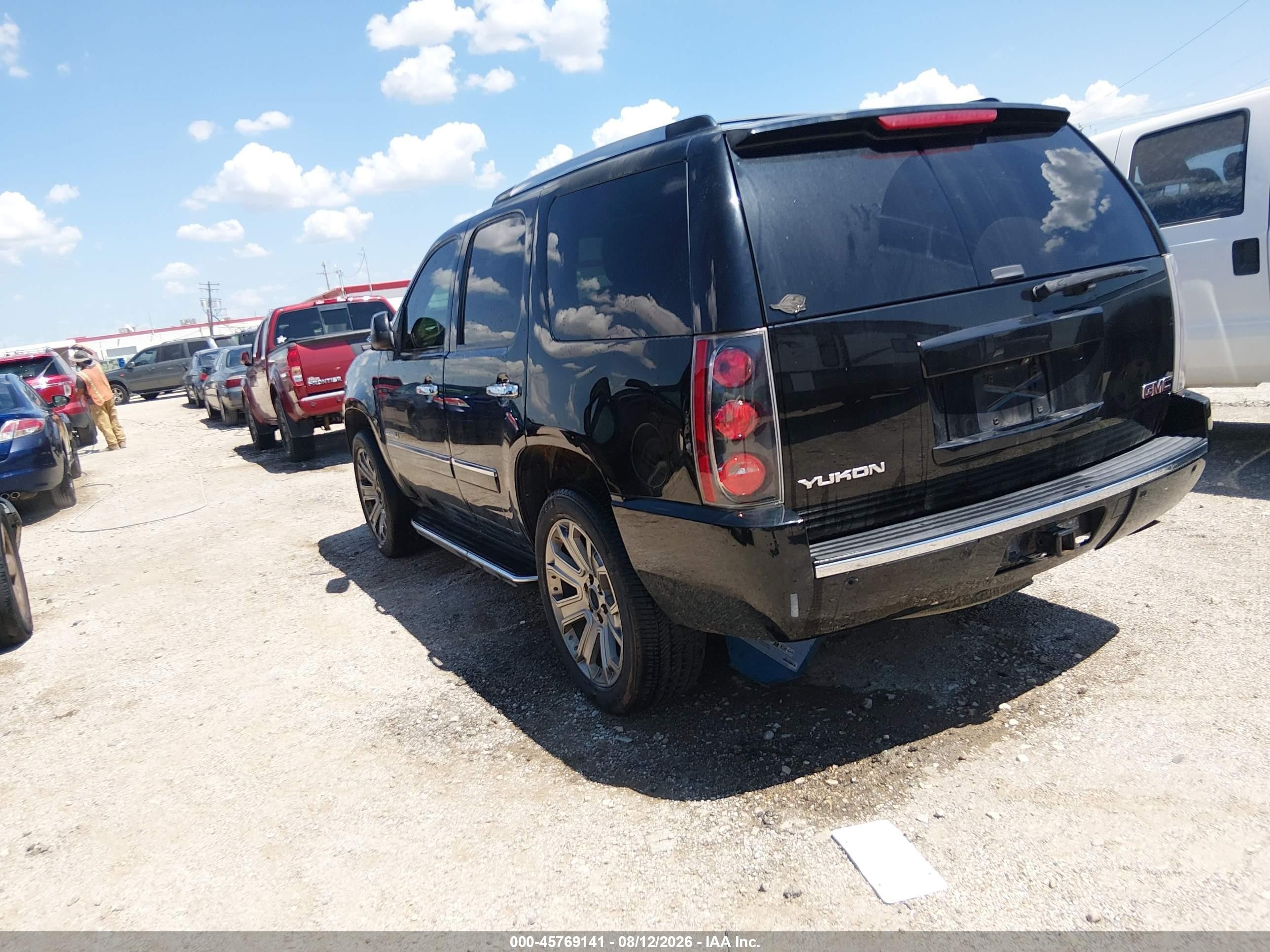 2013 Gmc Yukon Denali Black vin: 1GKS2EEF8DR359227