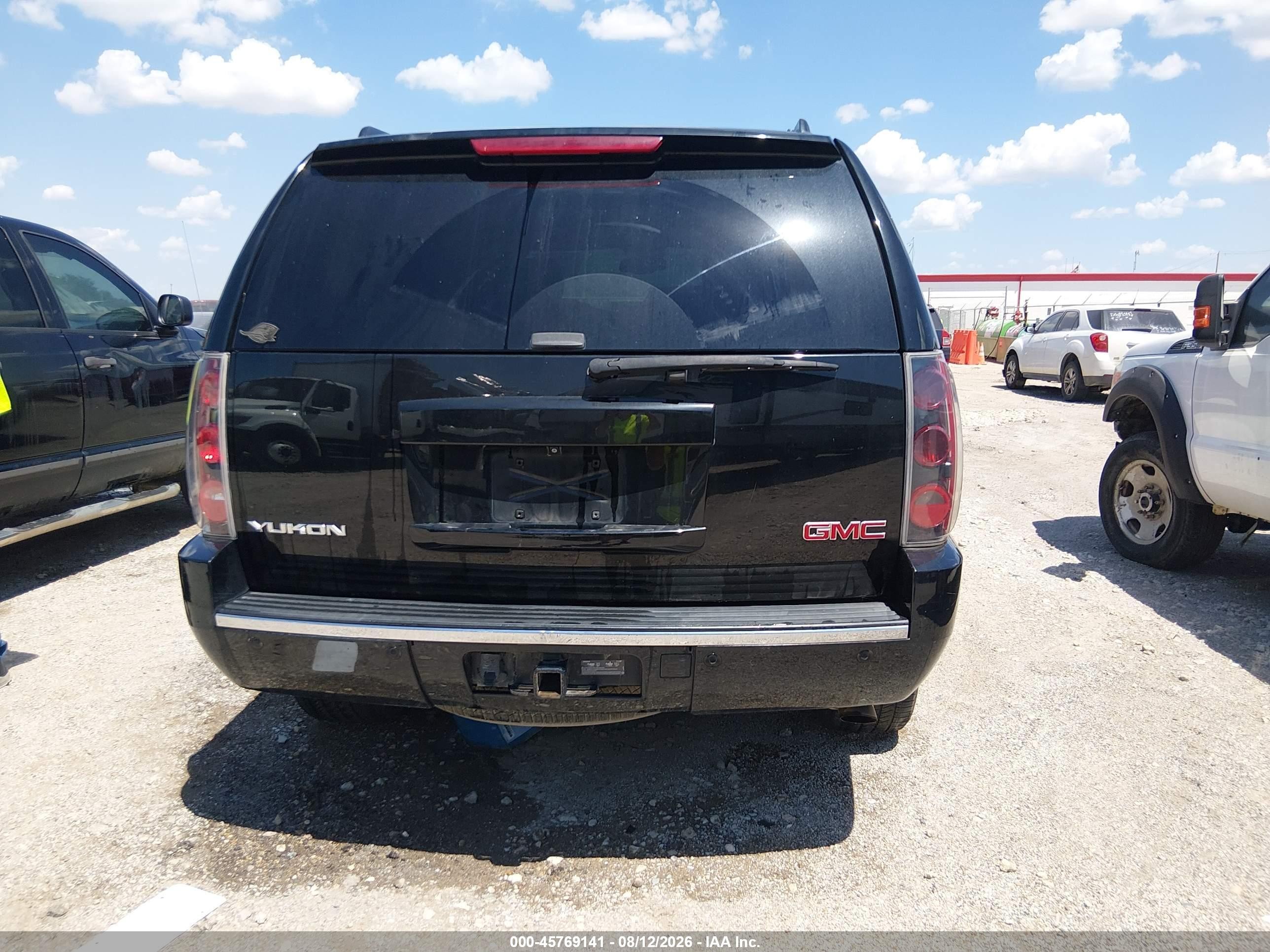 2013 Gmc Yukon Denali Black vin: 1GKS2EEF8DR359227