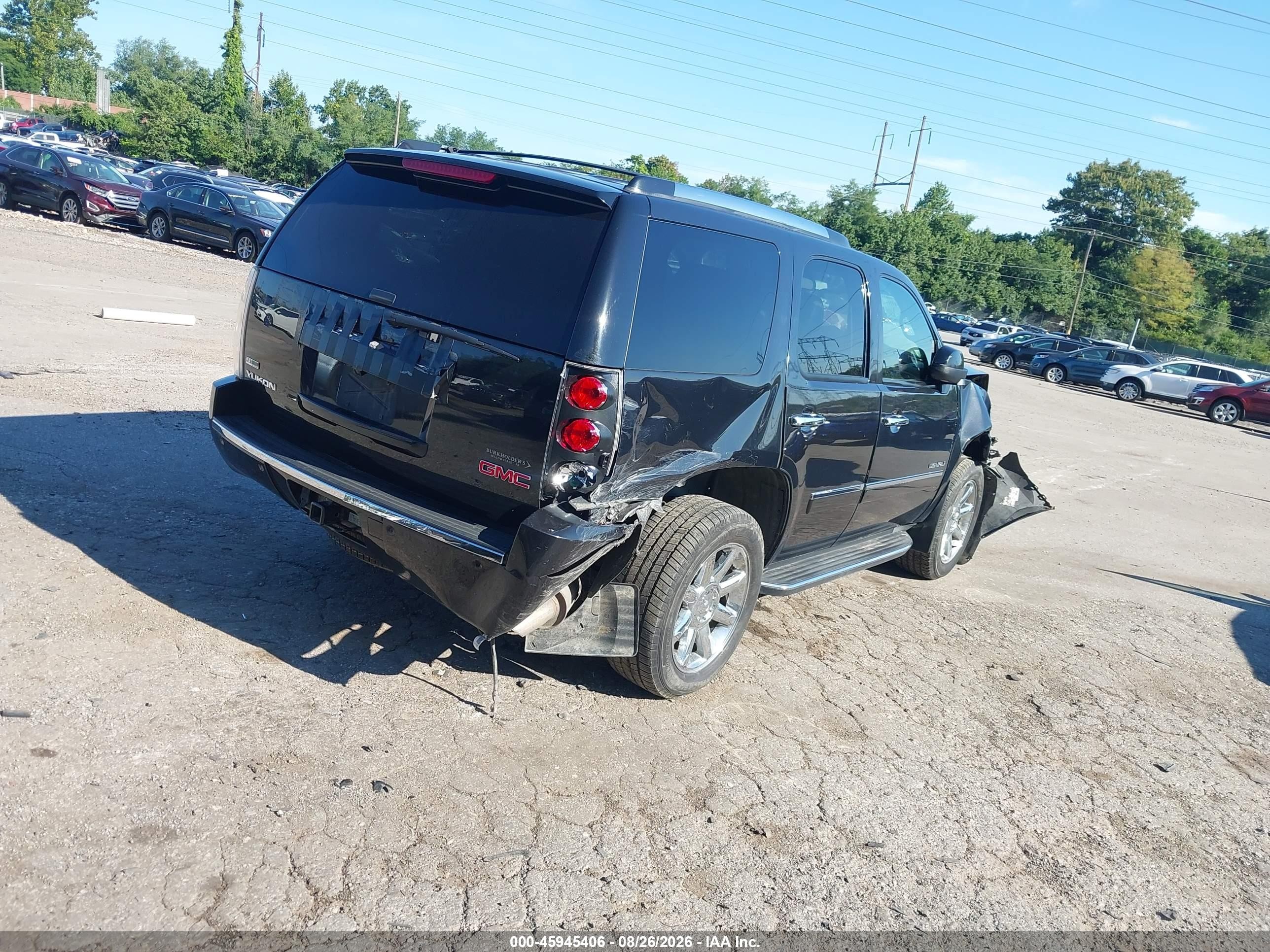 2012 Gmc Yukon Denali Черный vin: 1GKS2EEF9CR147936