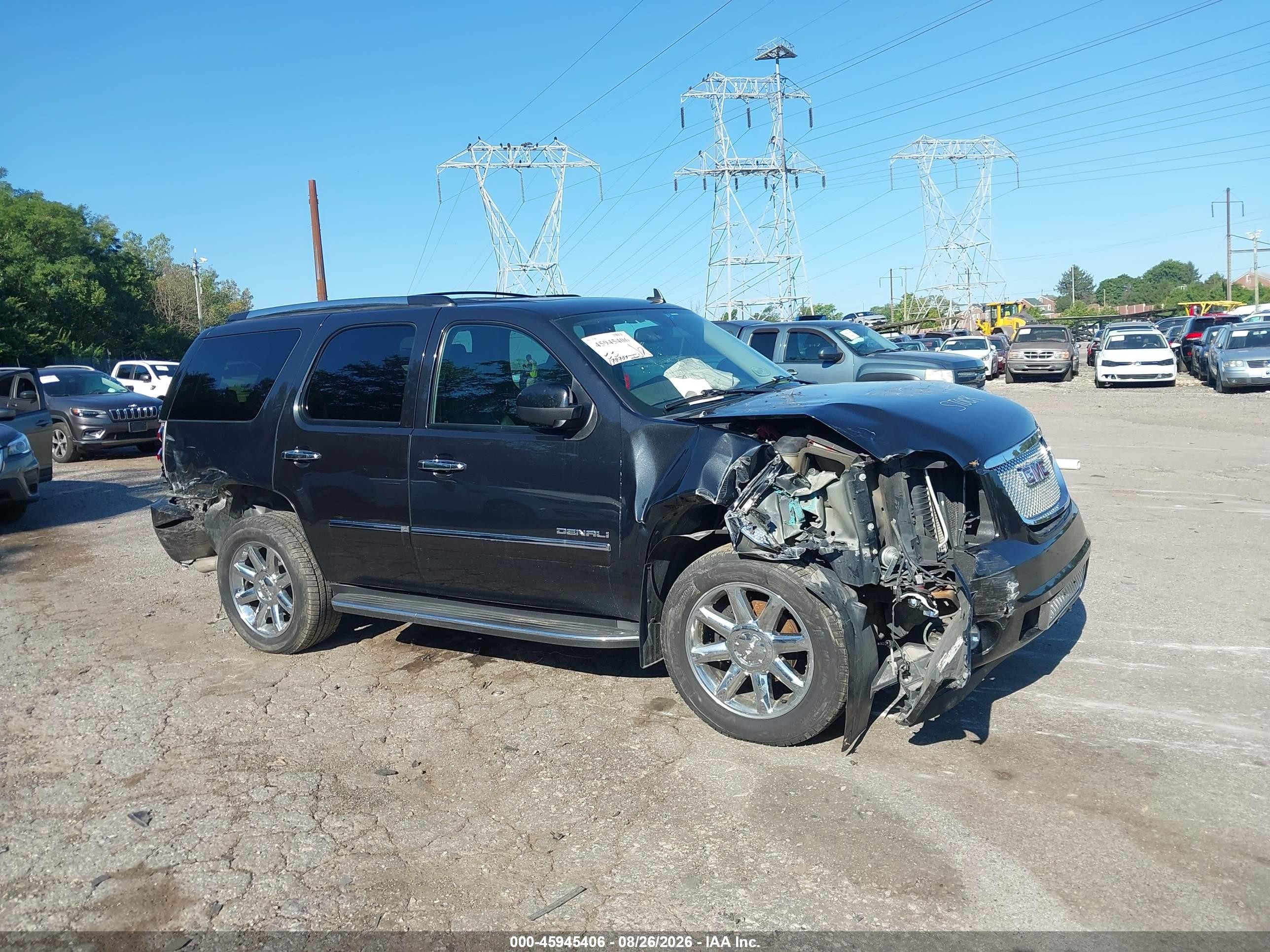 2012 Gmc Yukon Denali Черный vin: 1GKS2EEF9CR147936