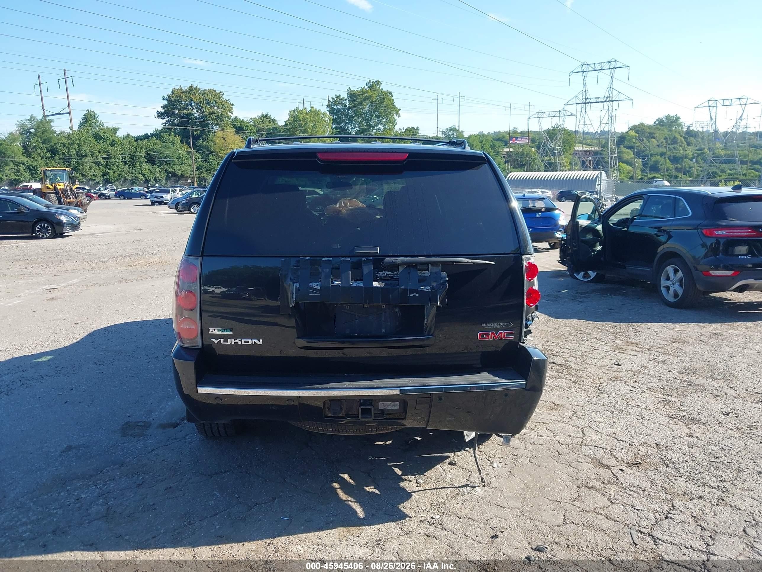 2012 Gmc Yukon Denali Черный vin: 1GKS2EEF9CR147936