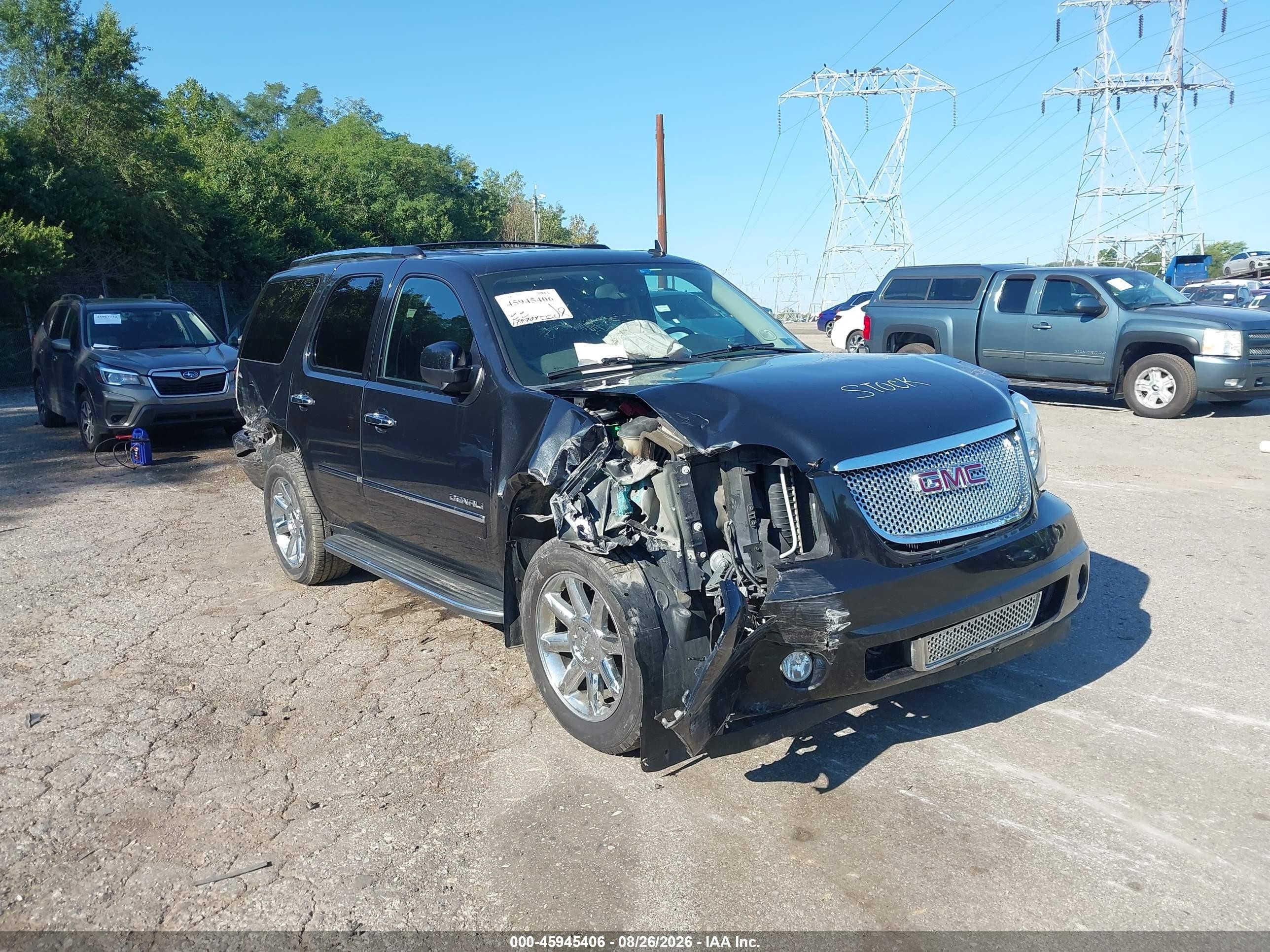 2012 Gmc Yukon Denali Черный vin: 1GKS2EEF9CR147936