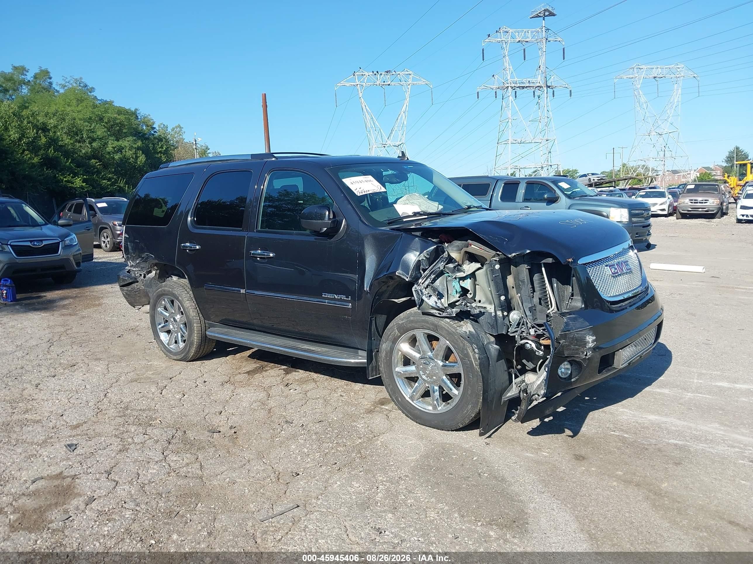 2012 Gmc Yukon Denali Черный vin: 1GKS2EEF9CR147936