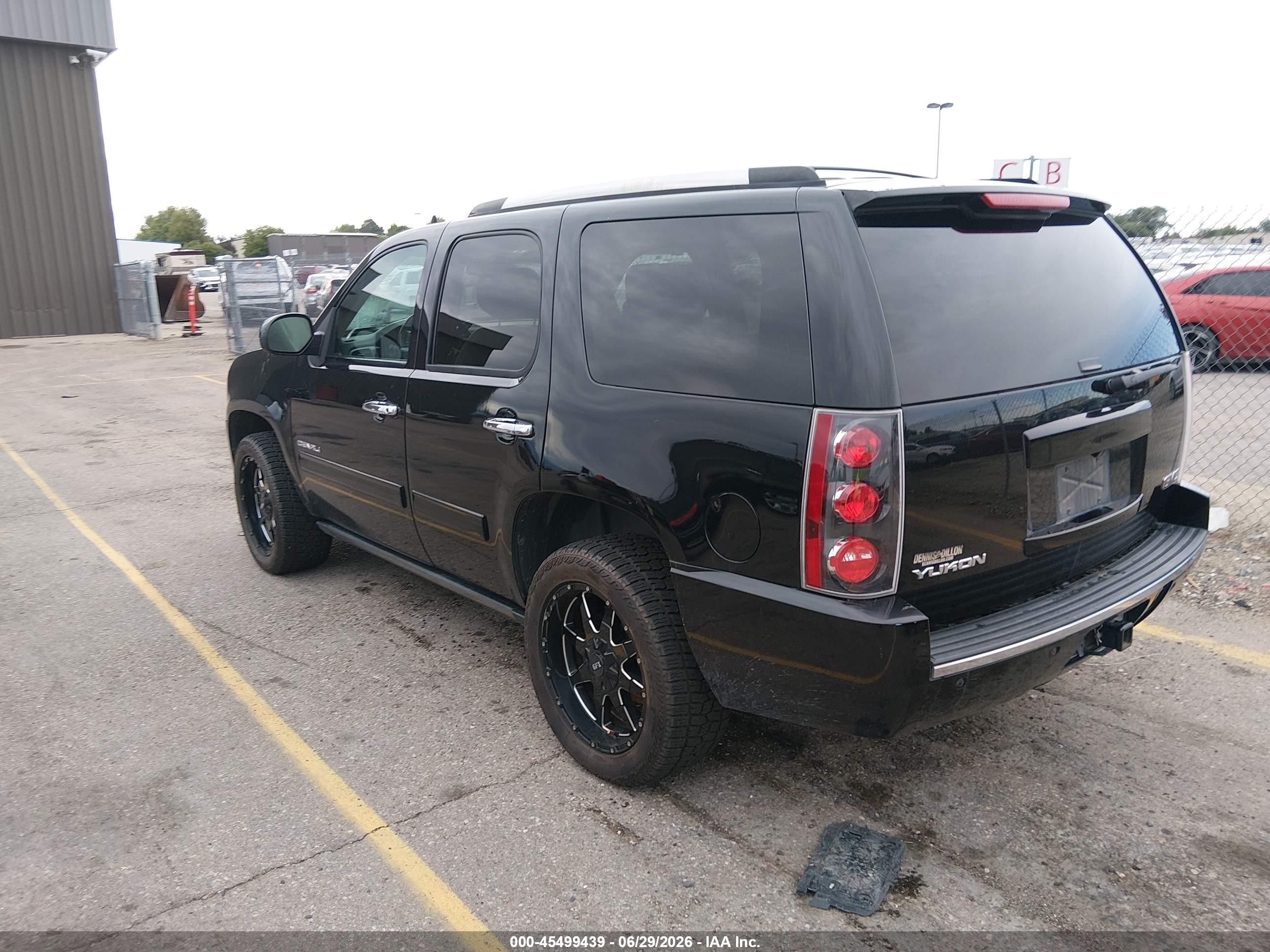 2013 Gmc Yukon Denali Black vin: 1GKS2EEFXDR304018
