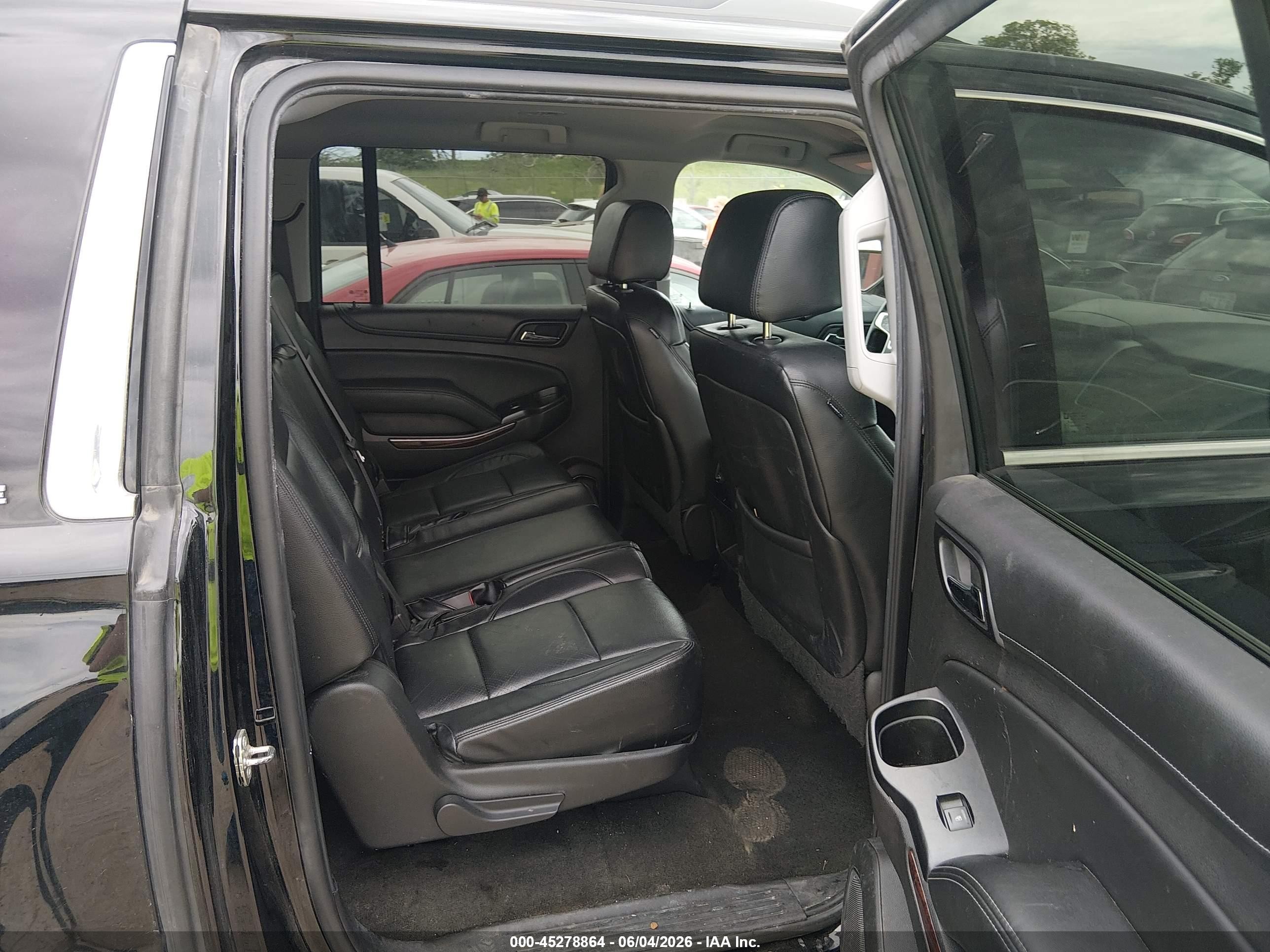 2015 Gmc Yukon Xl 1500 Sle Black vin: 1GKS2GKC0FR696208