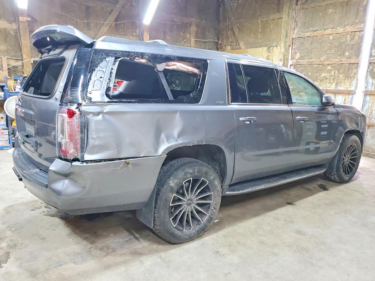 2018 Gmc Yukon Xl K1500 Slt Gray vin: 1GKS2GKC3JR376311