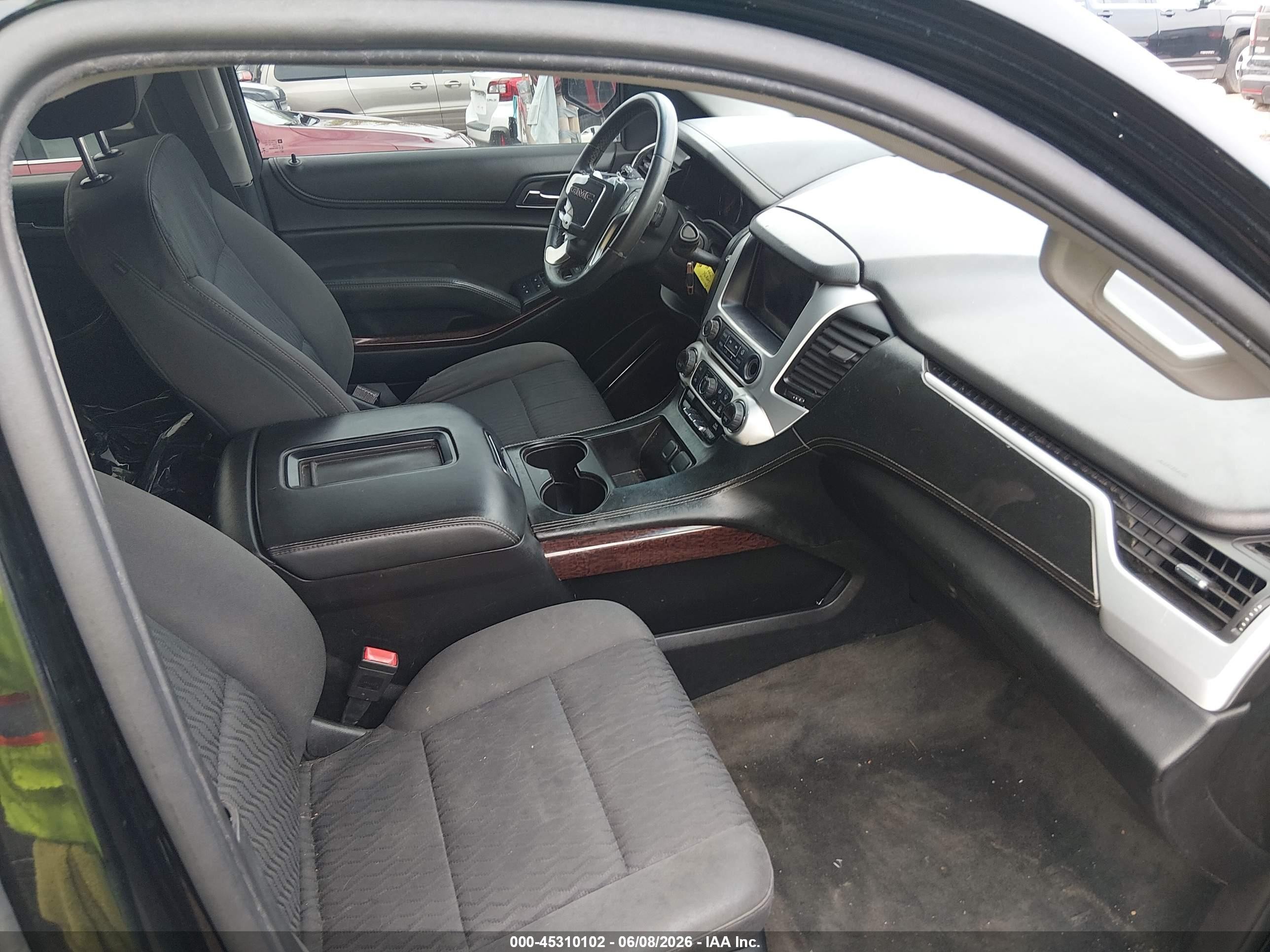 2015 Gmc Yukon Xl 1500 Sle Black vin: 1GKS2GKC4FR154996