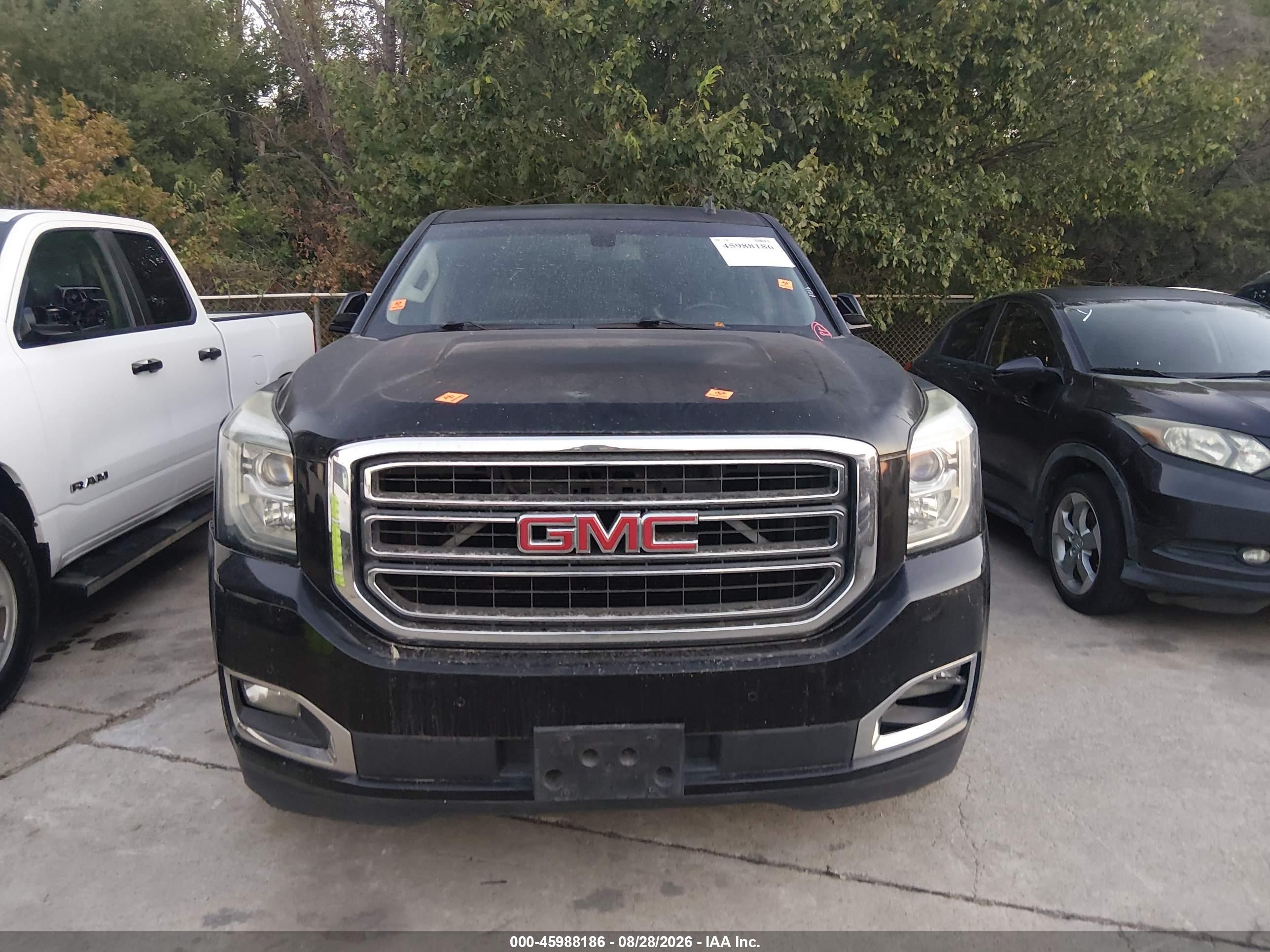 2015 Gmc Yukon Xl 1500 Sle Black vin: 1GKS2GKC5FR153792