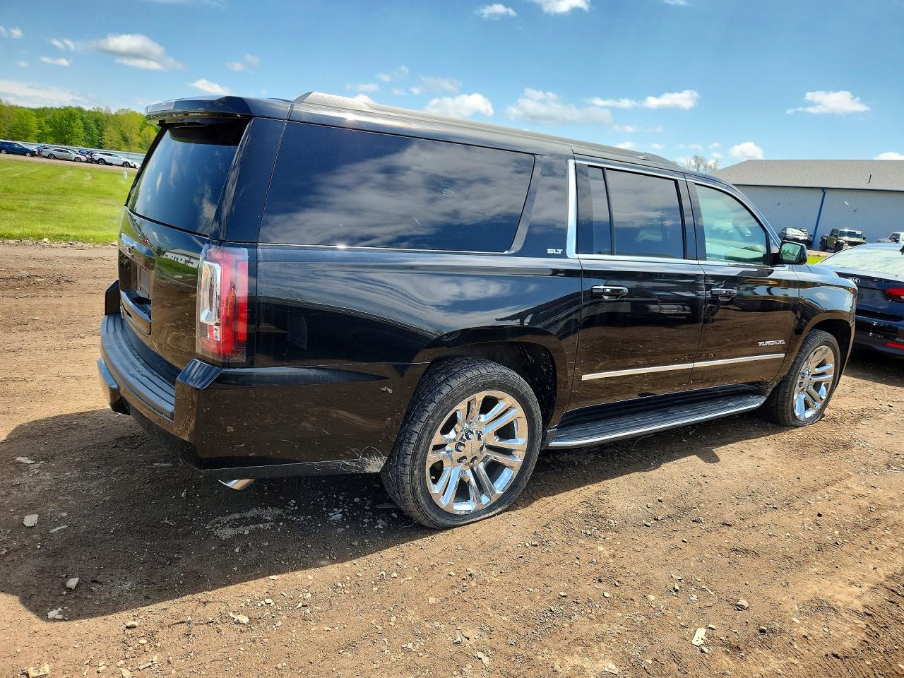 2018 Gmc Yukon Xl K1500 Slt Black vin: 1GKS2GKC9JR215302