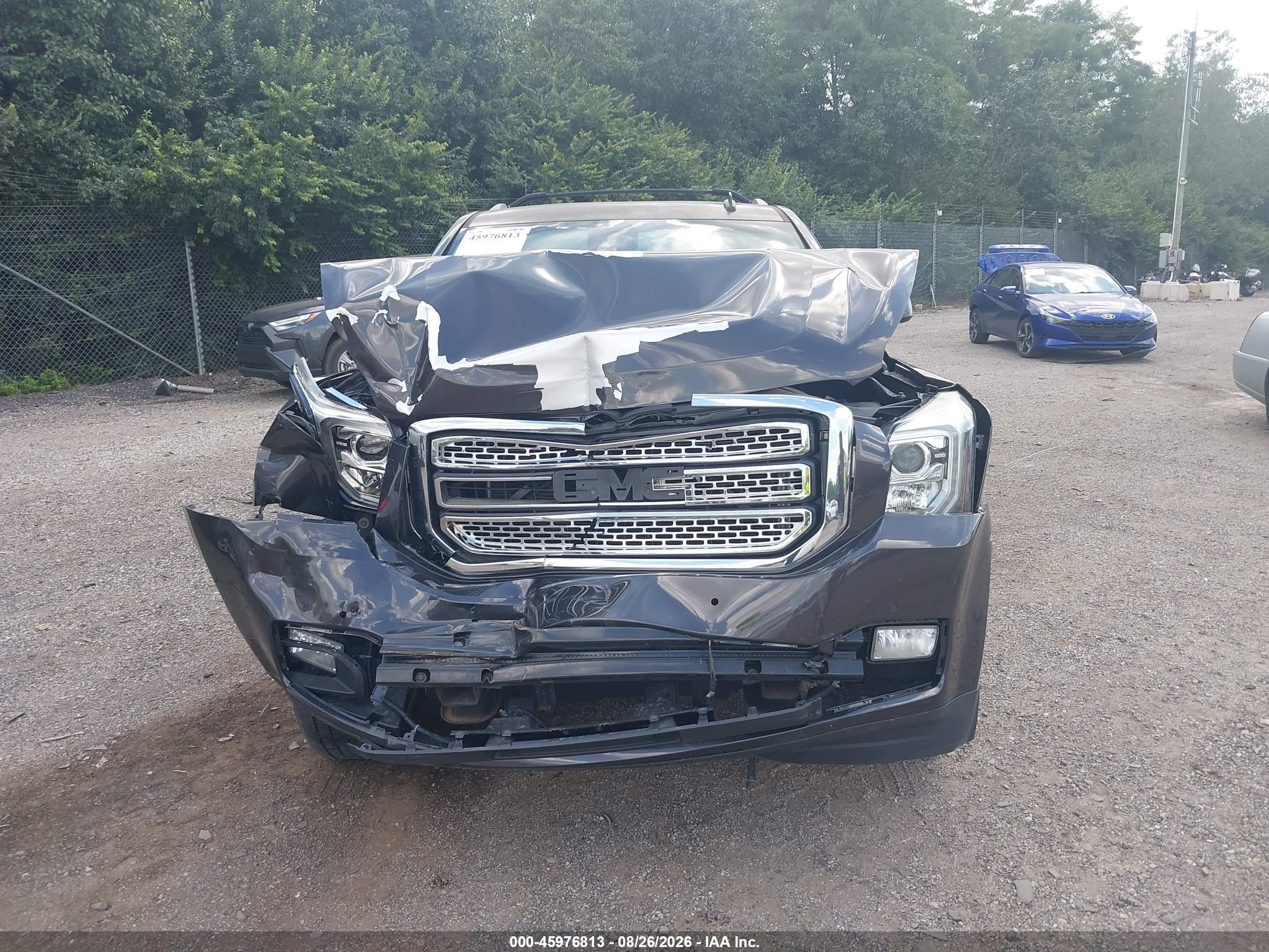 2015 Gmc Yukon Xl 1500 Sle Gray vin: 1GKS2GKCXFR141122