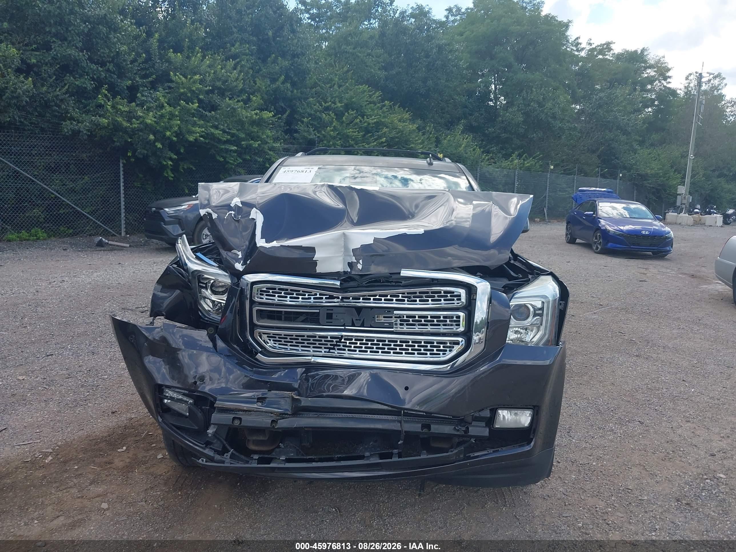 2015 Gmc Yukon Xl 1500 Sle Gray vin: 1GKS2GKCXFR141122
