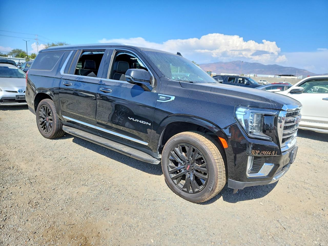2021 Gmc Yukon Xl K1500 Slt Black vin: 1GKS2GKD3MR451828