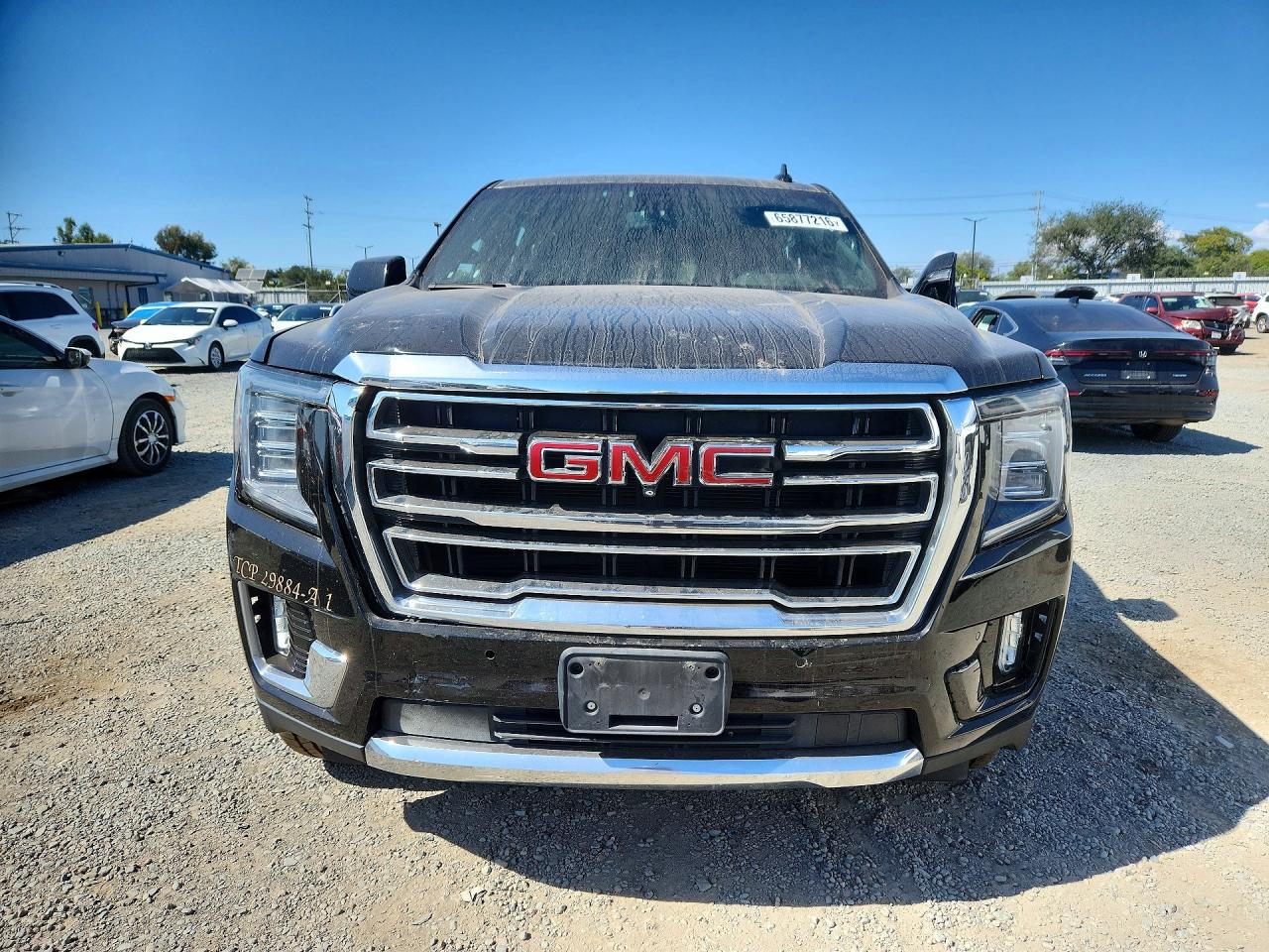 2021 Gmc Yukon Xl K1500 Slt Black vin: 1GKS2GKD3MR451828