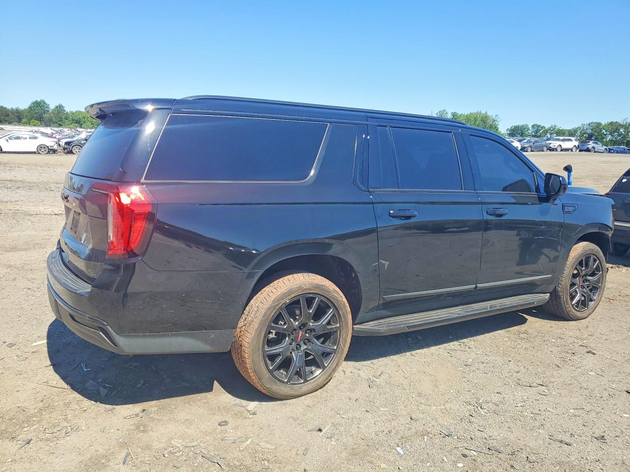 2021 Gmc Yukon Xl K1500 Slt Black vin: 1GKS2GKD3MR470878