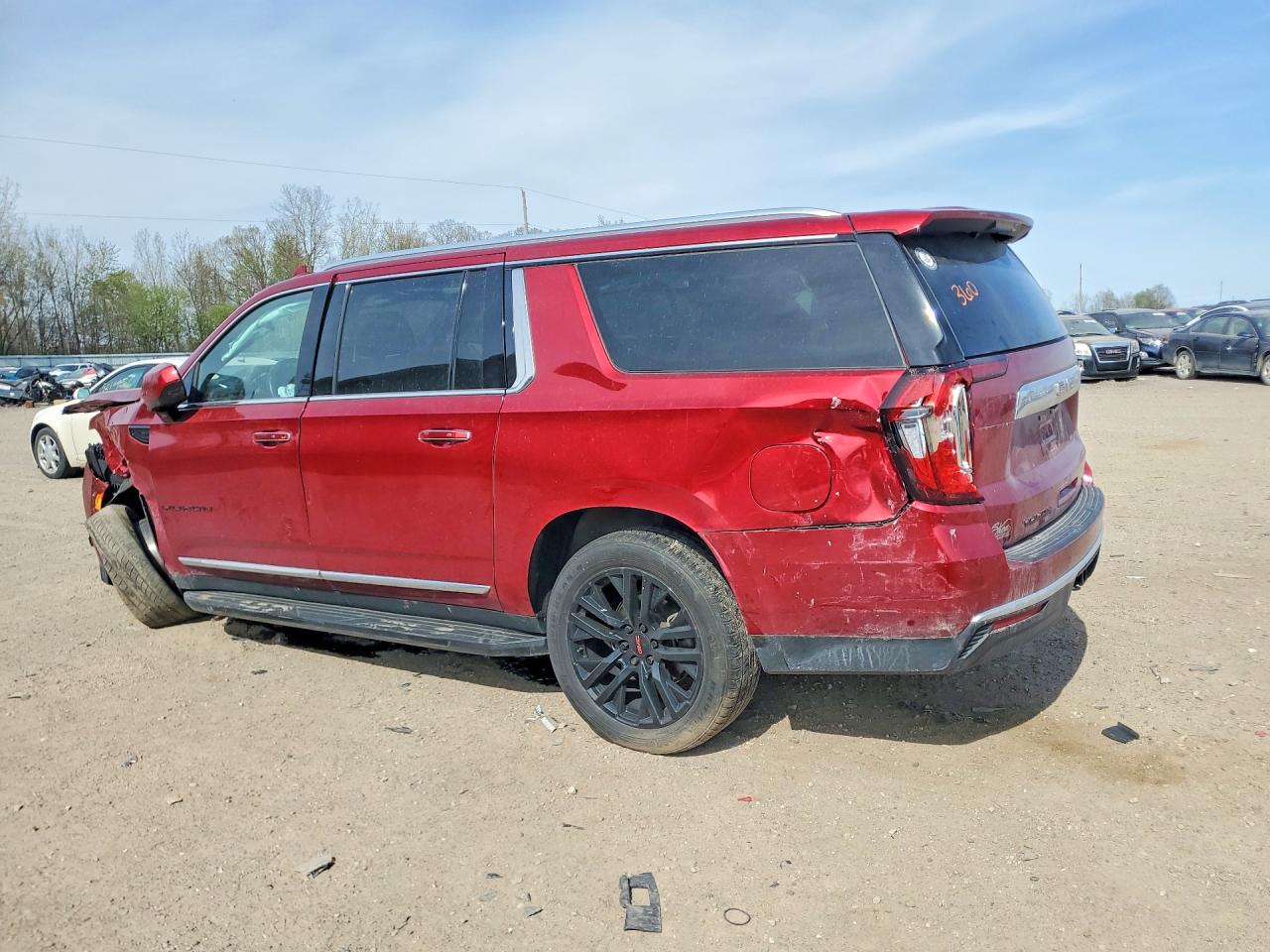 2023 Gmc Yukon Xl K1500 Slt Red vin: 1GKS2GKDXPR176284