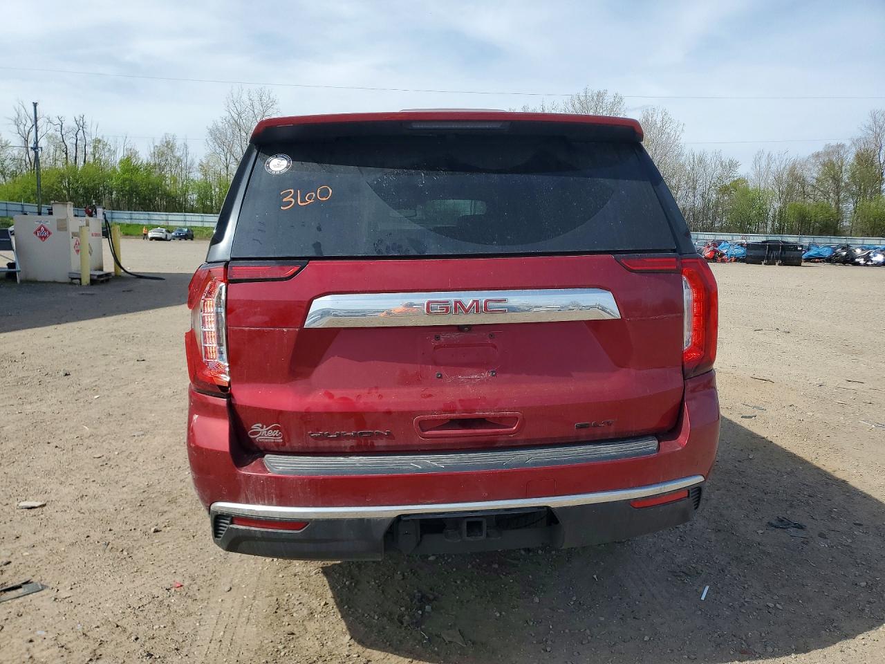 2023 Gmc Yukon Xl K1500 Slt Red vin: 1GKS2GKDXPR176284