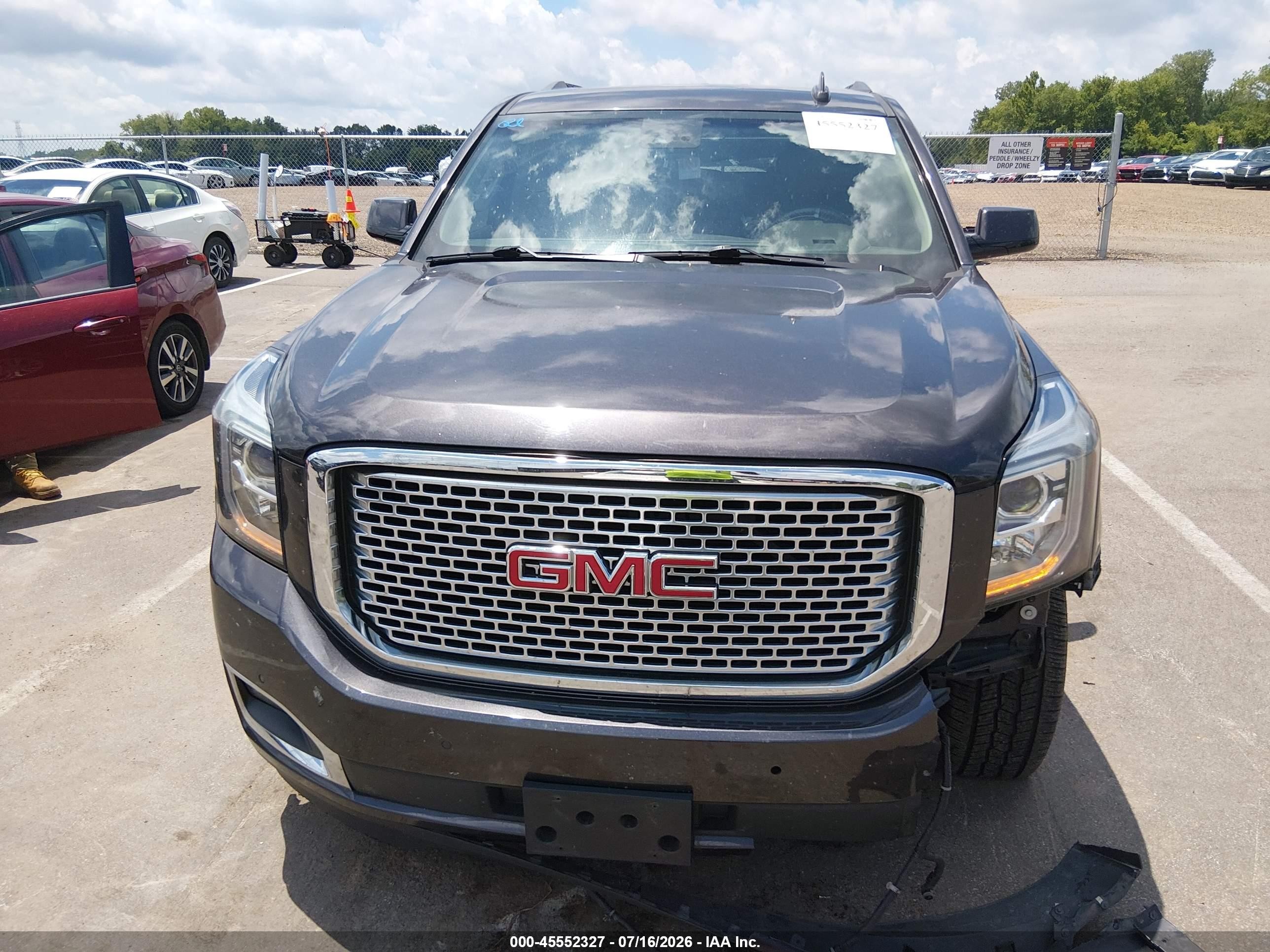 2015 Gmc Yukon Xl 1500 Slt Gray vin: 1GKS2HKC0FR574907