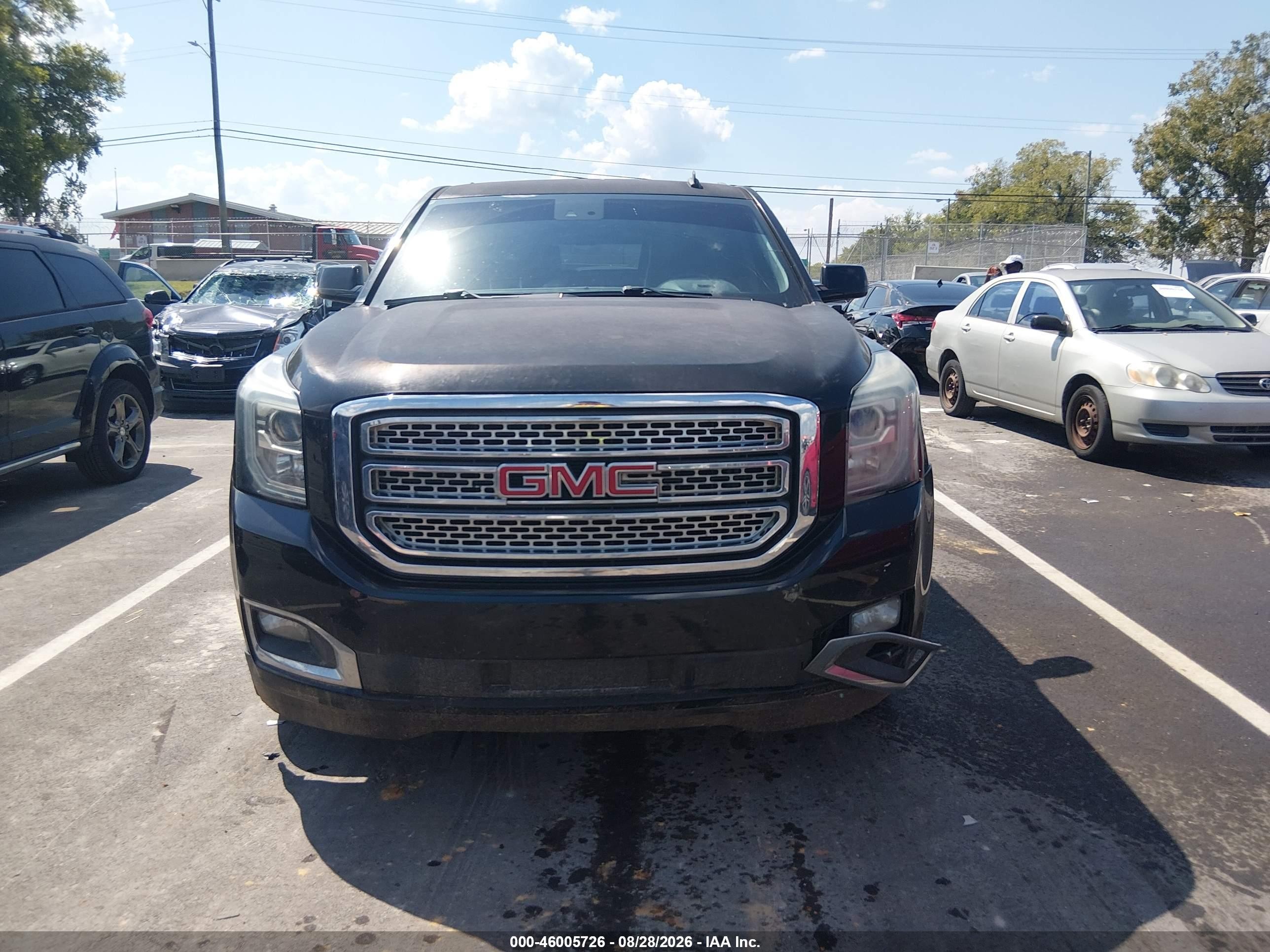 2015 Gmc Yukon Xl K1500 Slt Black vin: 1GKS2HKC1FR124294