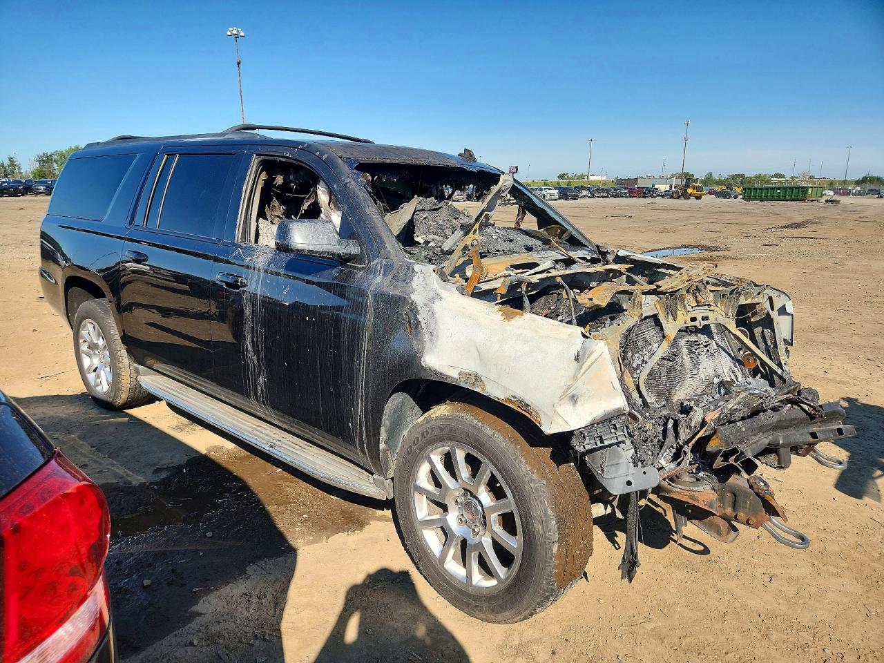 2015 Gmc Yukon Xl K1500 Slt Black vin: 1GKS2HKC3FR240127