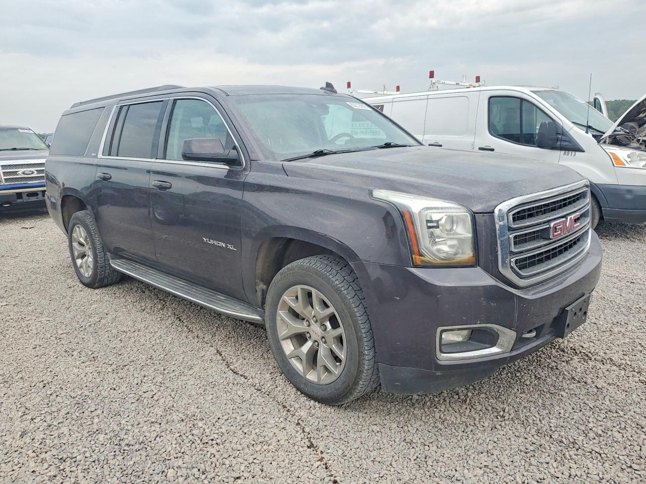2015 Gmc Yukon Xl K1500 Slt Black vin: 1GKS2HKC3FR650314