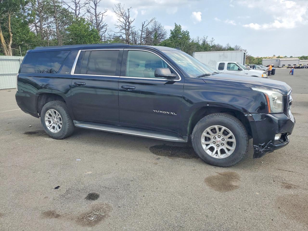 2015 Gmc Yukon Xl K1500 Slt Black vin: 1GKS2HKC4FR253985