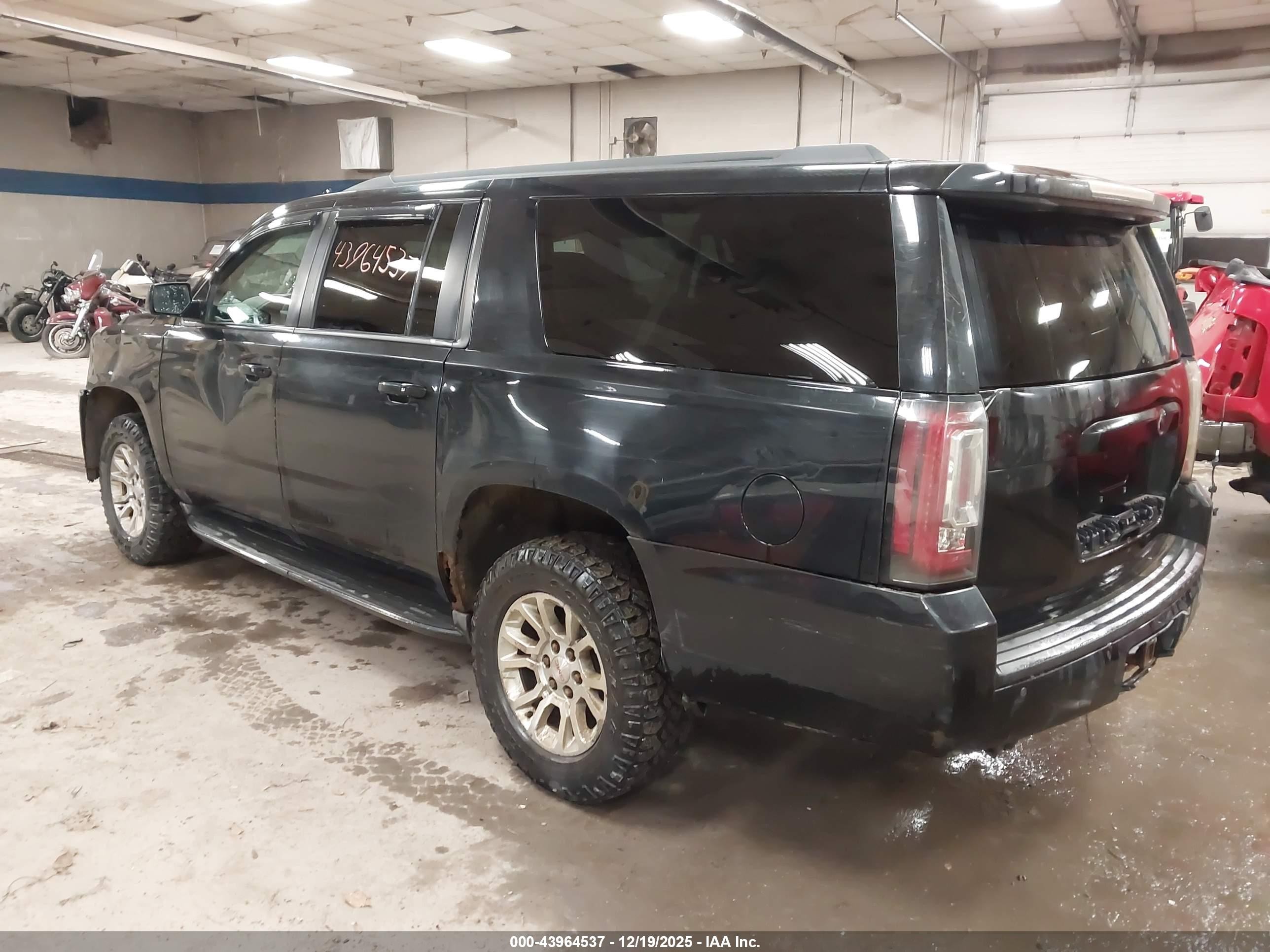 2015 Gmc Yukon Xl 1500 Slt Black vin: 1GKS2HKC4FR661872