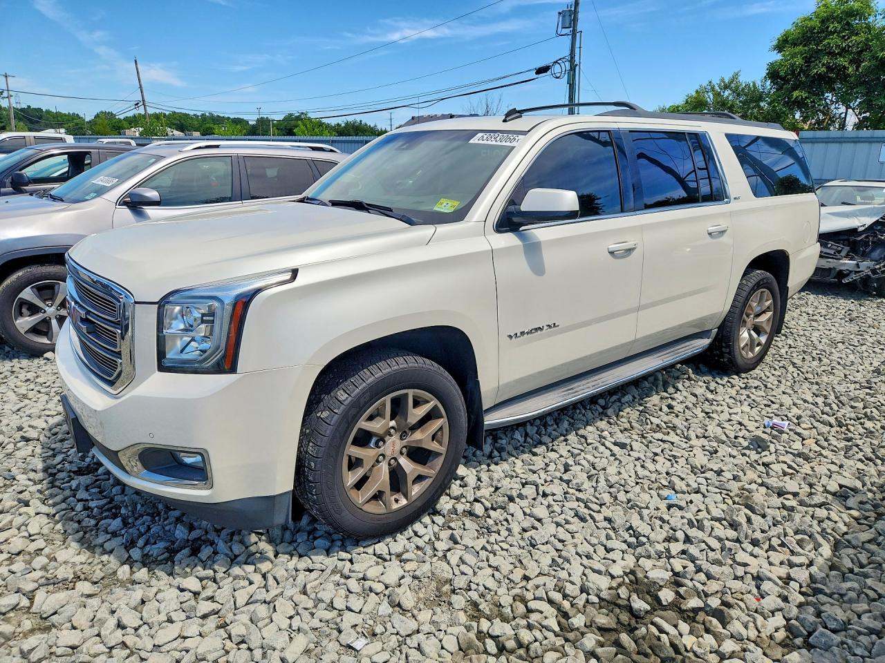 2015 Gmc Yukon Xl K1500 Slt White vin: 1GKS2HKC5FR161591