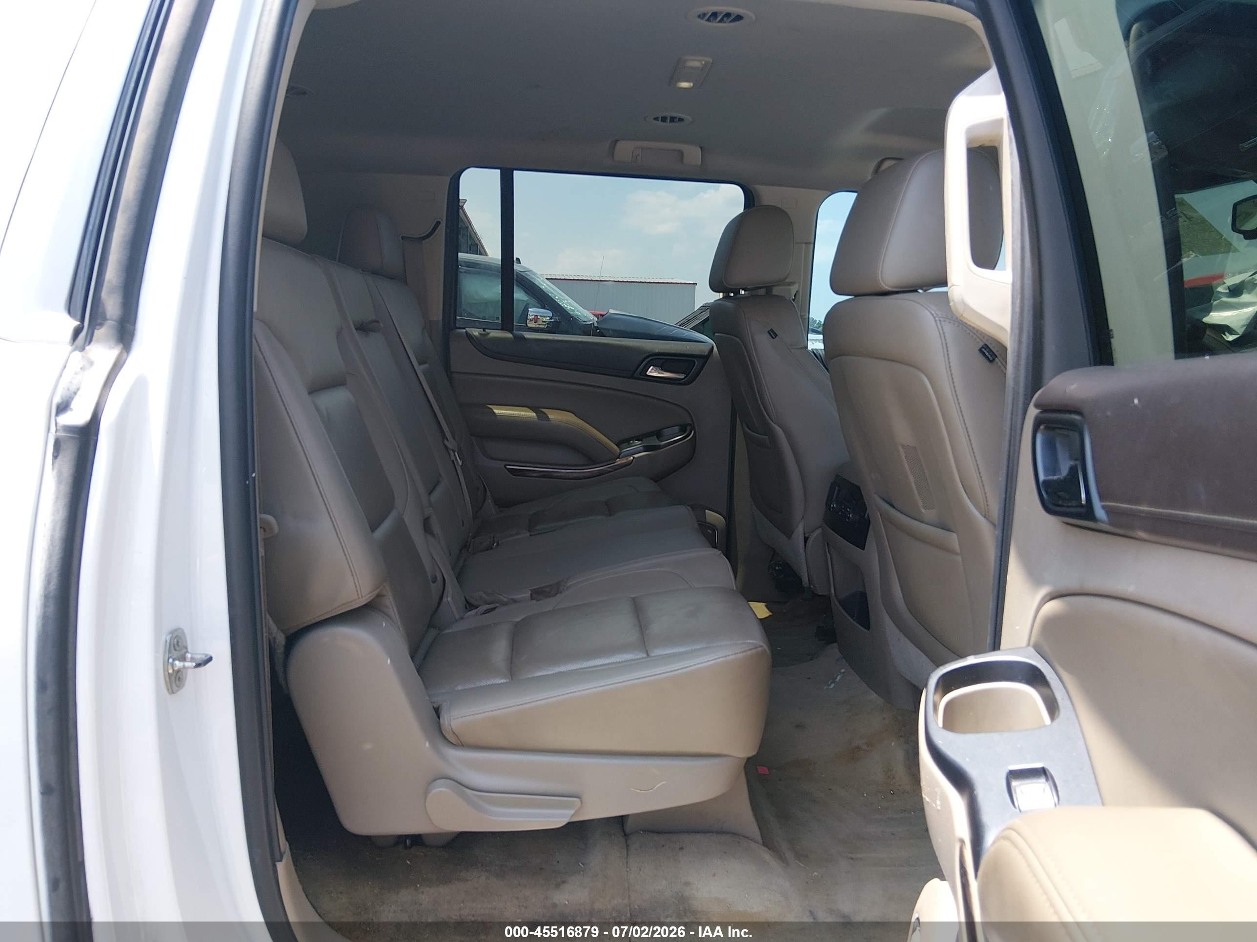 2015 Gmc Yukon Xl 1500 Slt White vin: 1GKS2HKC6FR205422