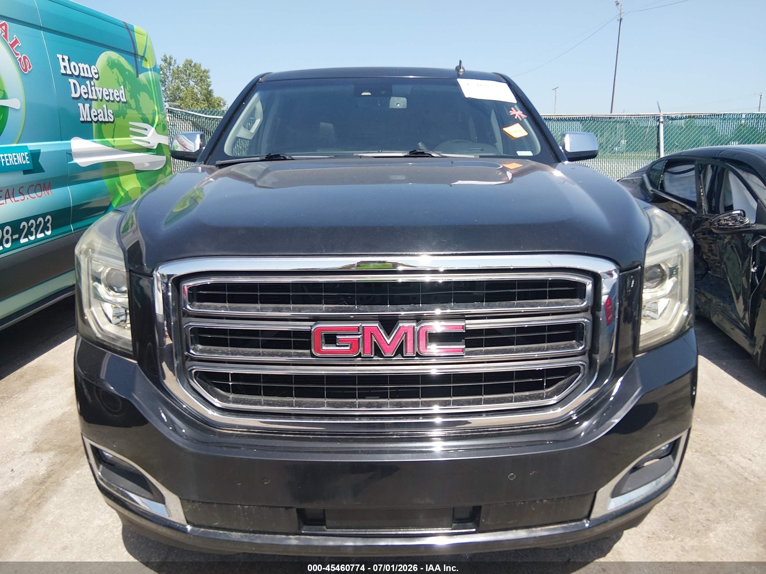 2015 Gmc Yukon Xl 1500 Slt Black vin: 1GKS2HKC7FR123845